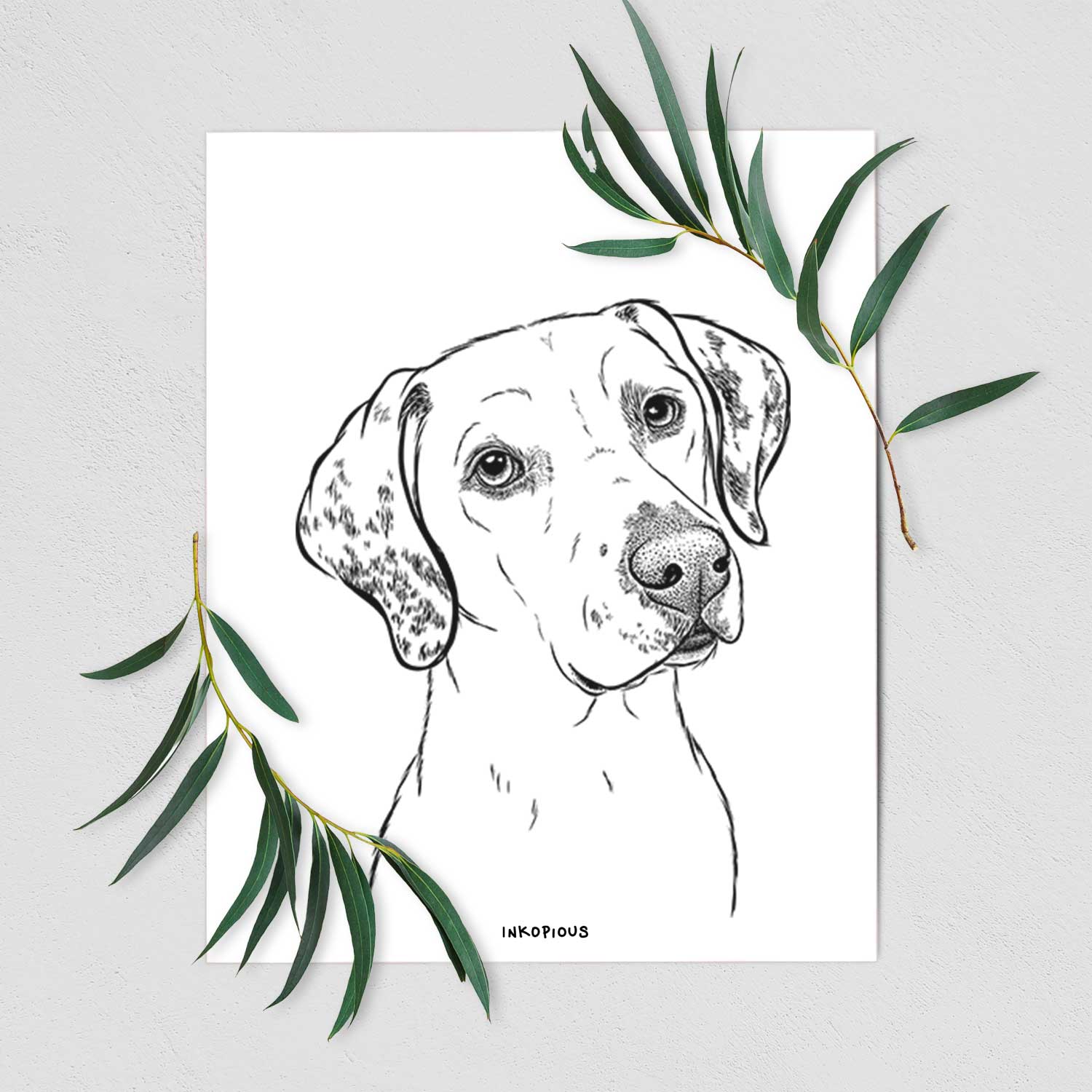 Lucky the Dalmatian Art Print