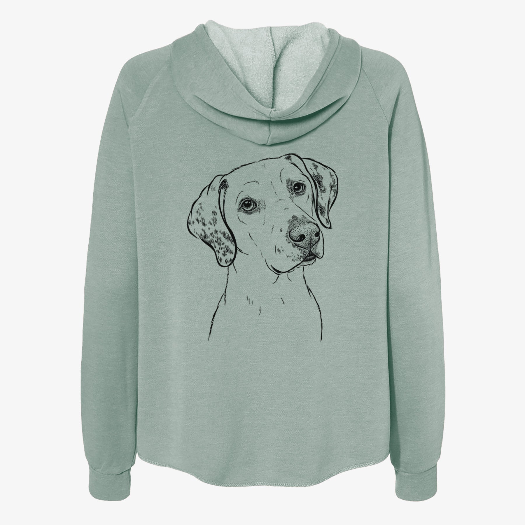 Lucky the Dalmatian - Women's Cali Wave Zip-Up Sweatshirt