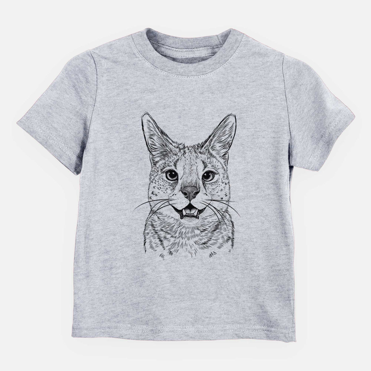 Bare Lucky the Serval Cat - Kids/Youth/Toddler Shirt