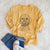 Bare Lucy Boo the Goldendoodle - Heavyweight 100% Cotton Long Sleeve