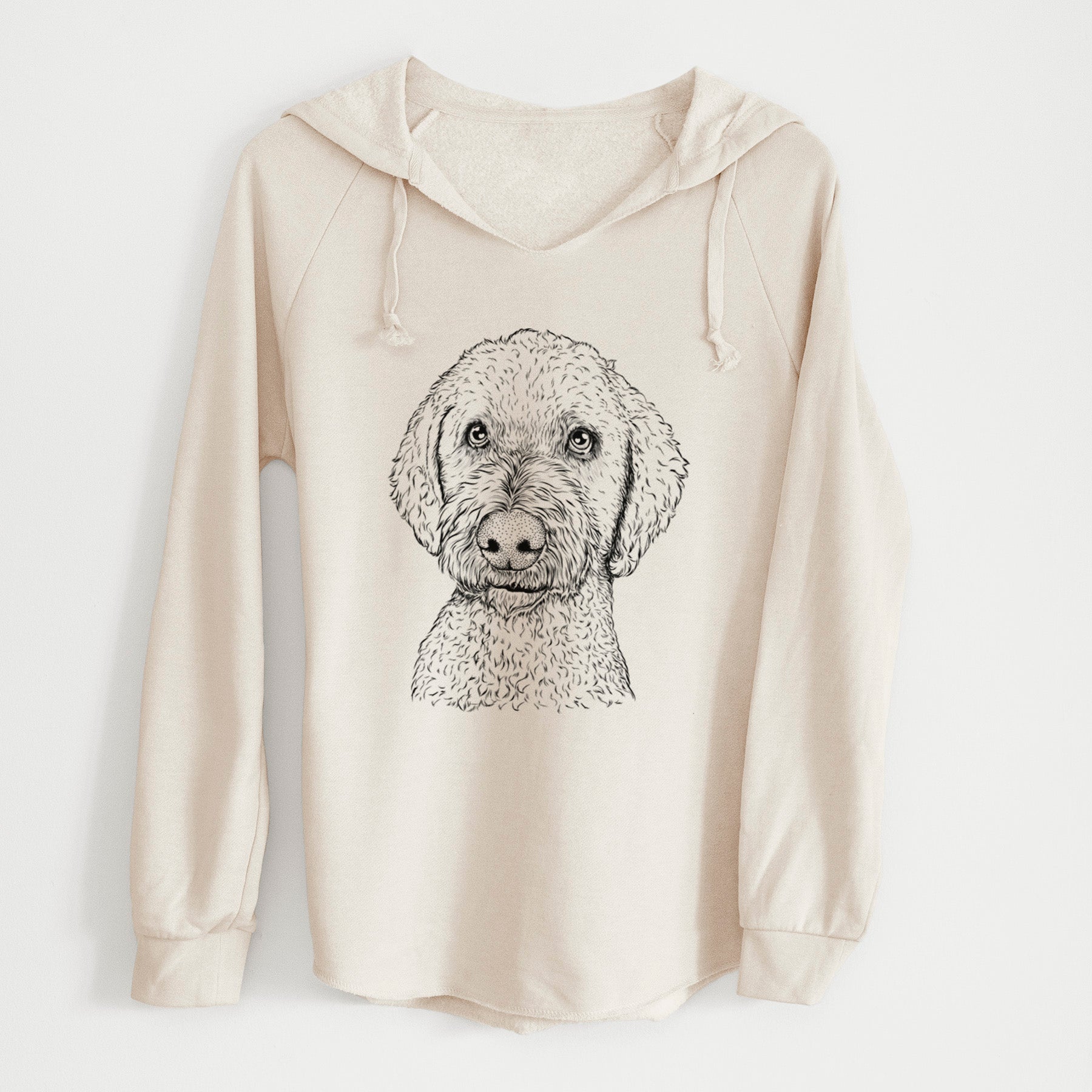 Bare Lucy Boo the Goldendoodle - Cali Wave Hooded Sweatshirt