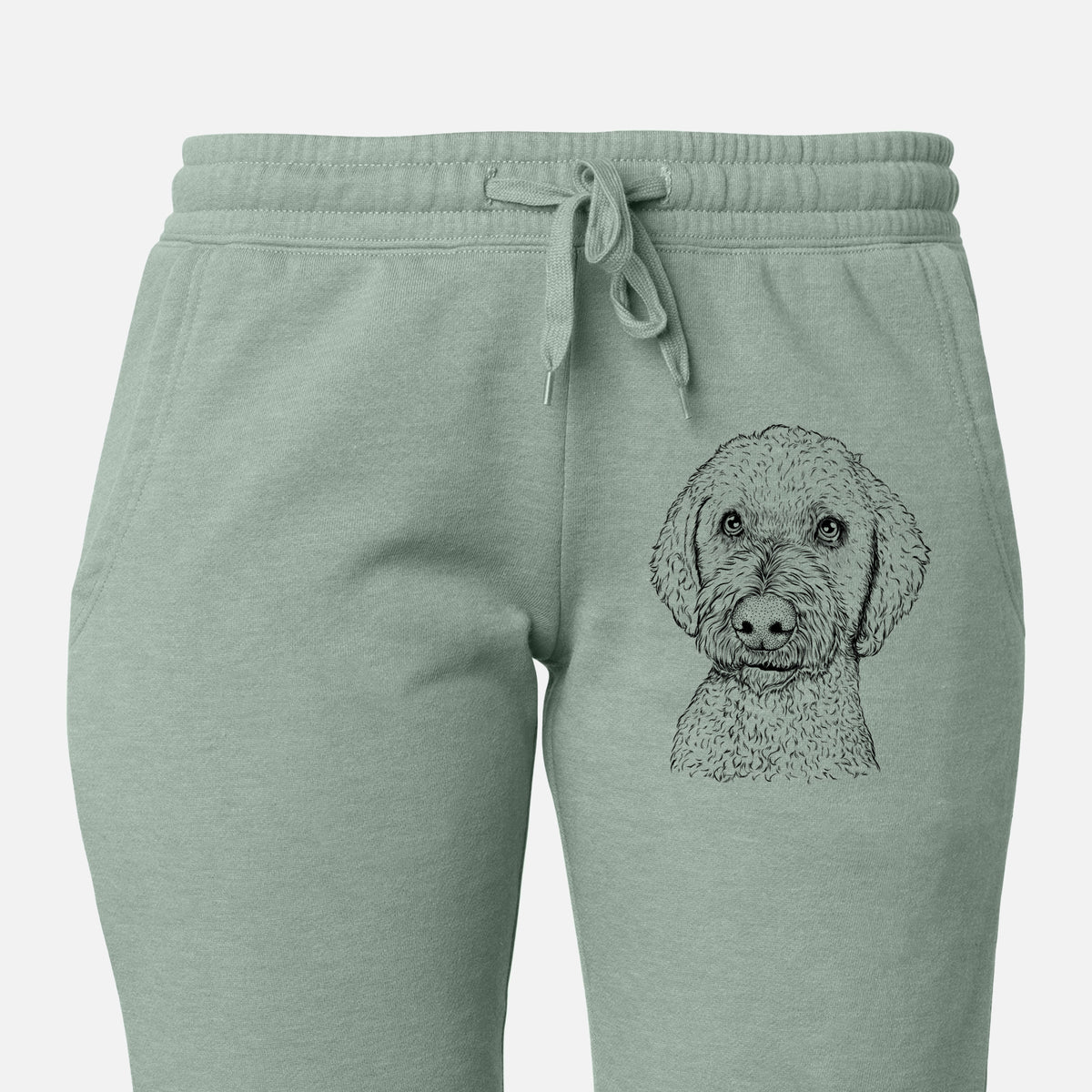 Lucy Boo the Goldendoodle - Women&#39;s Cali Wave Joggers