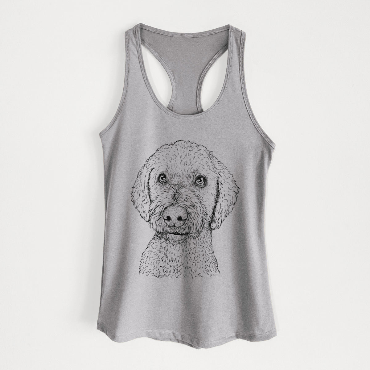 Lucy Boo the Goldendoodle - Women&#39;s Racerback Tanktop