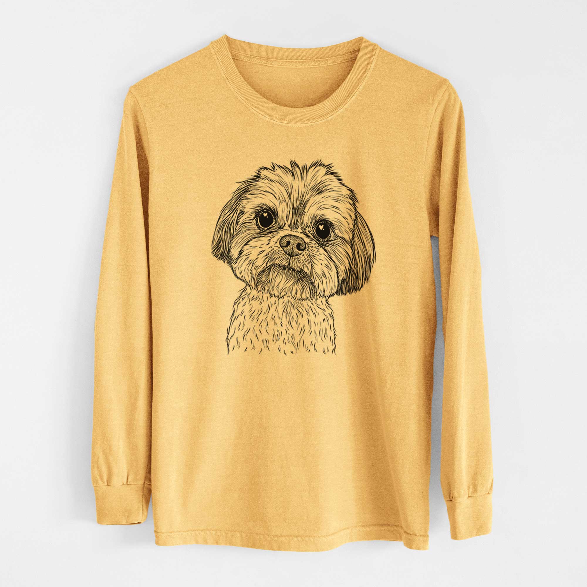 Bare Lucy the Shorkie - Heavyweight 100% Cotton Long Sleeve