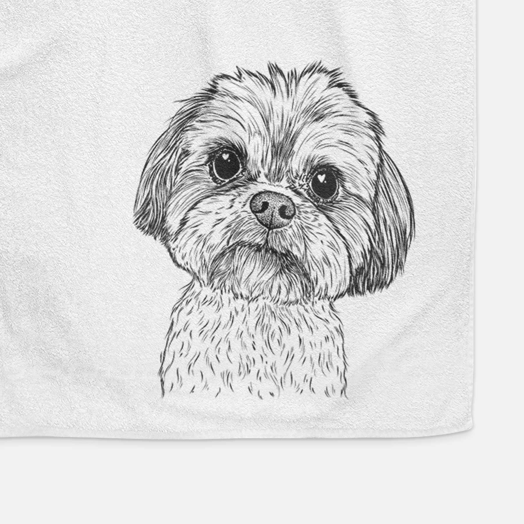 Lucy the Shorkie Decorative Hand Towel