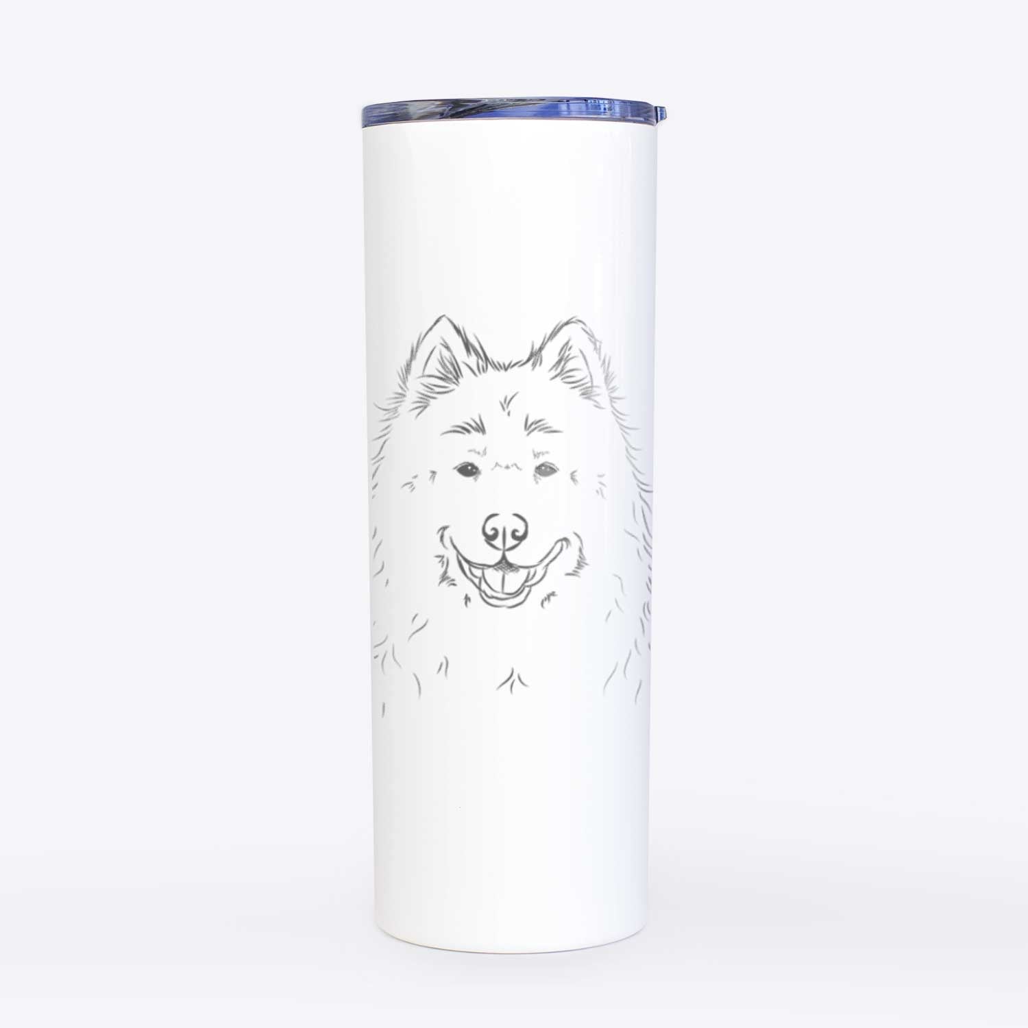 Luka the Samoyed - 20oz Skinny Tumbler