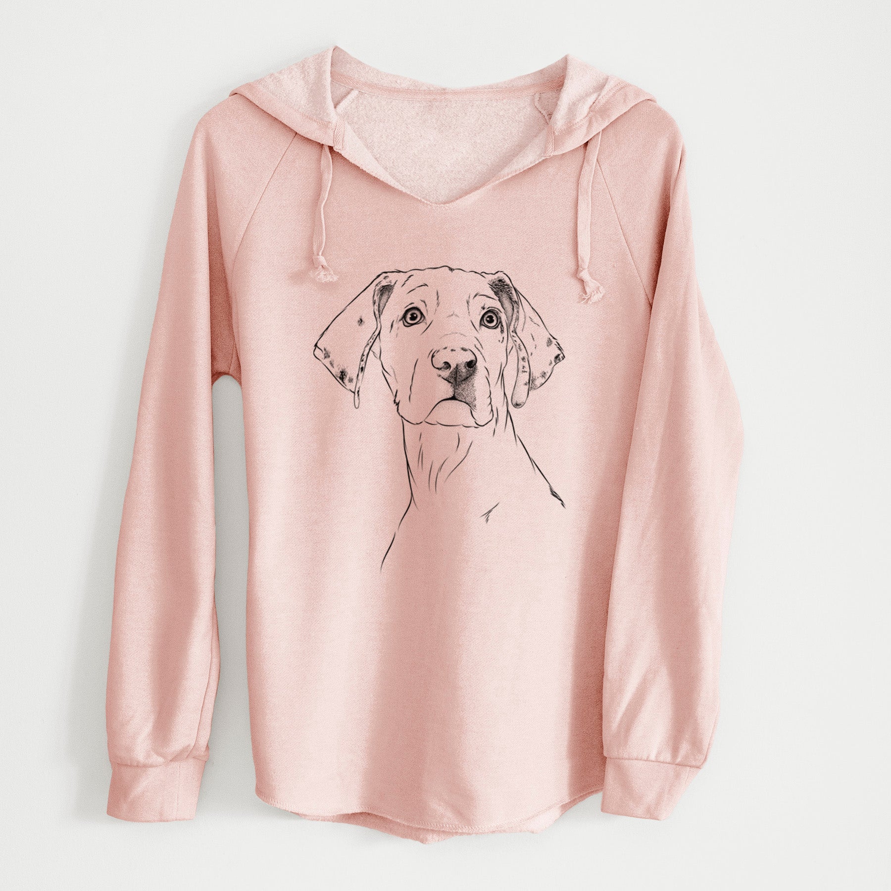 Bare Lumen the Special Needs Great Dane - Cali Wave Hooded Sweatshirt