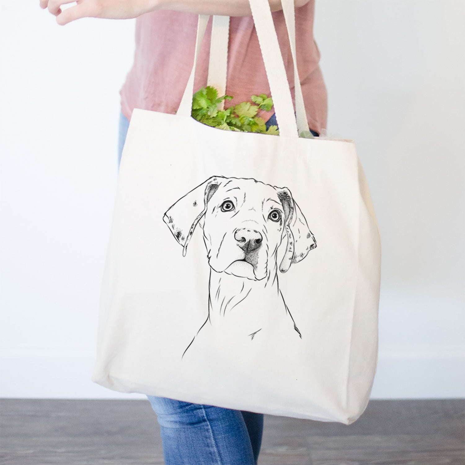 Lumen the Special Needs Great Dane - Tote Bag