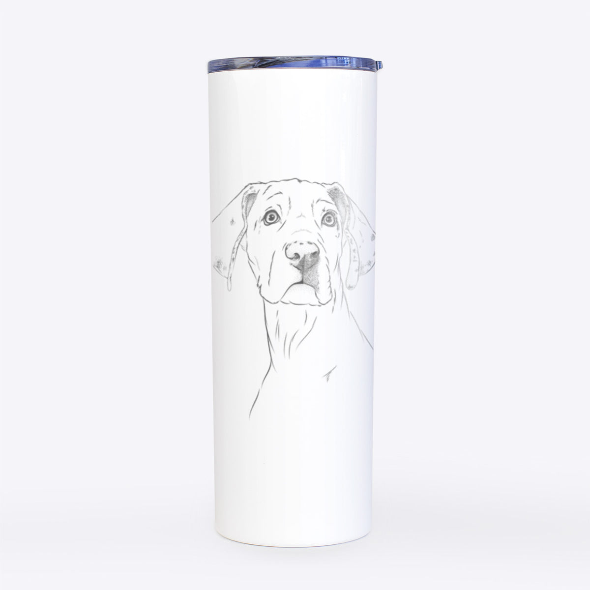 Lumen the Special Needs Great Dane - 20oz Skinny Tumbler