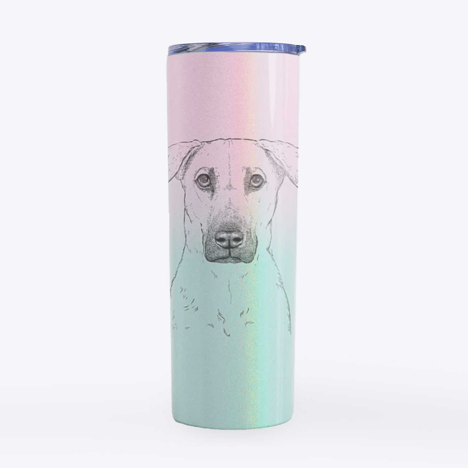 Luna the Black Mouth Cur - 20oz Skinny Tumbler