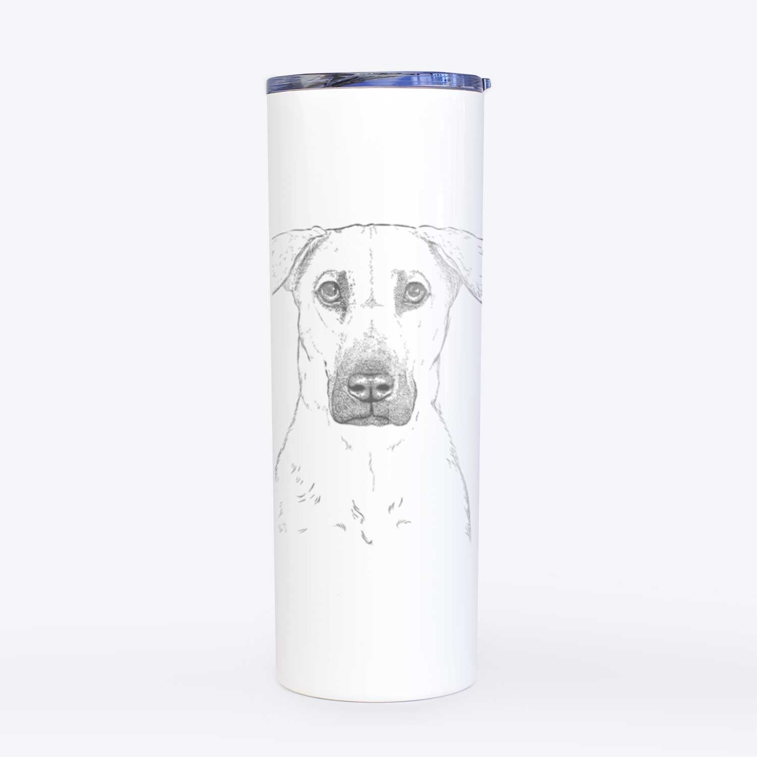 Luna the Black Mouth Cur - 20oz Skinny Tumbler