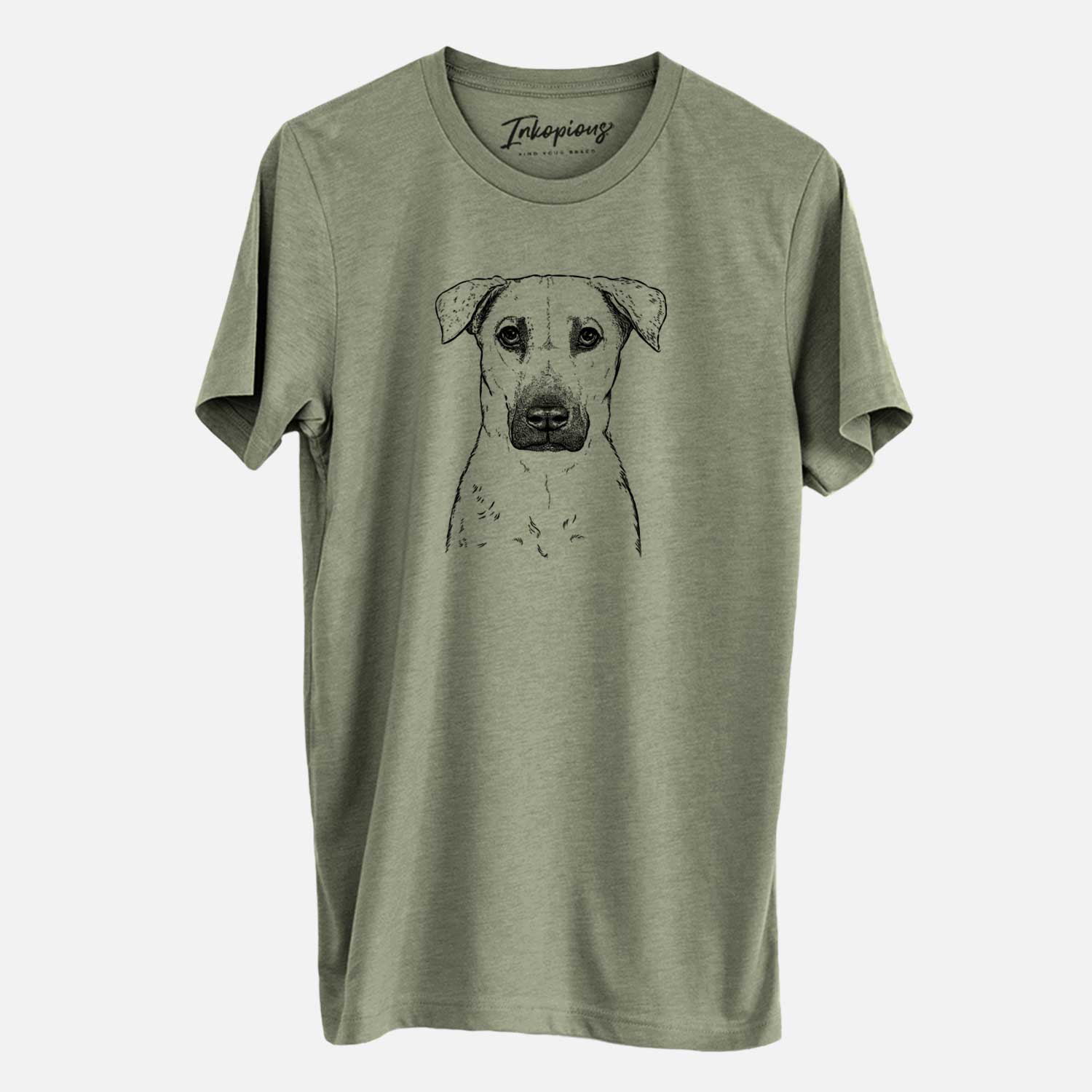 Bare Luna the Black Mouth Cur - Unisex Crewneck