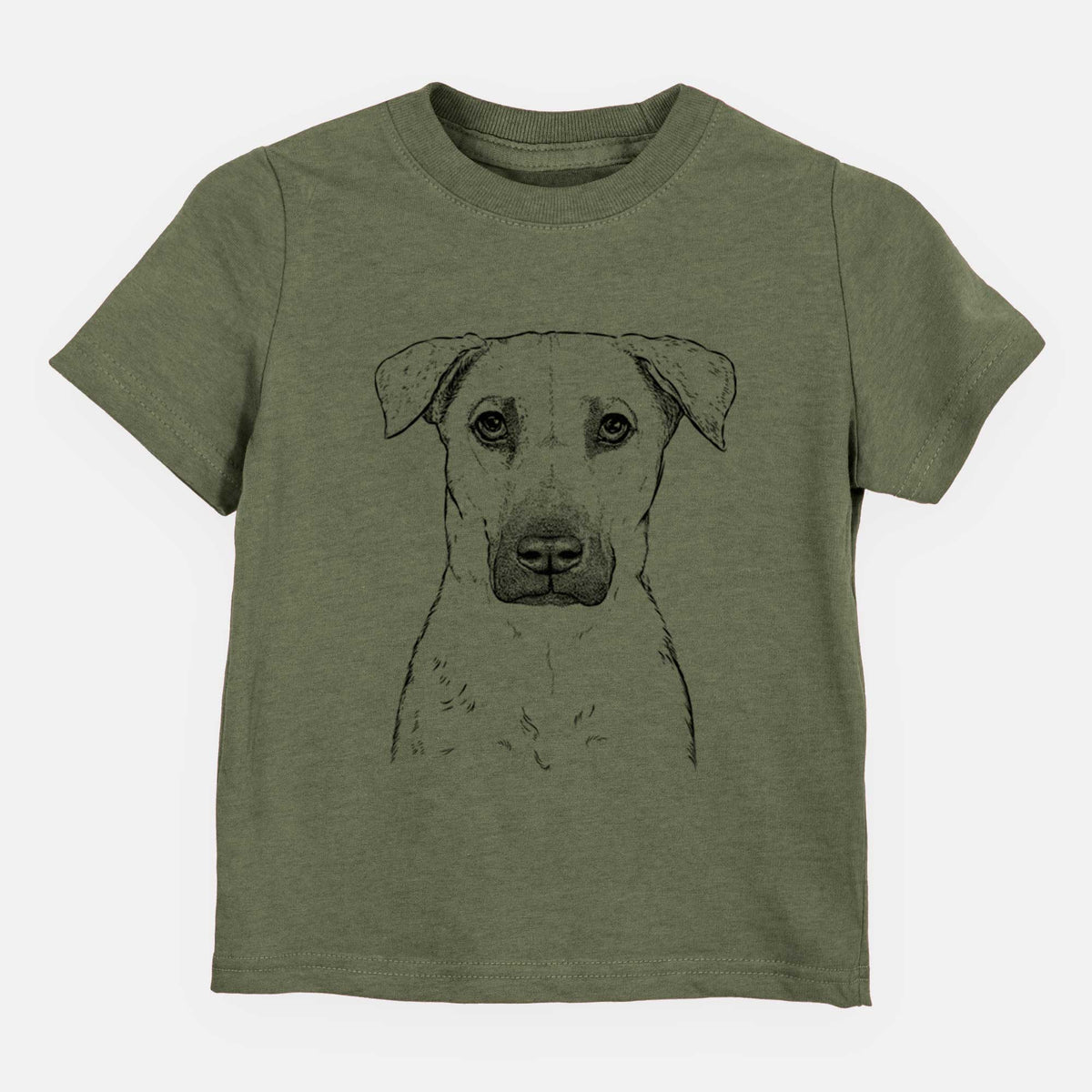 Bare Luna the Black Mouth Cur - Kids/Youth/Toddler Shirt