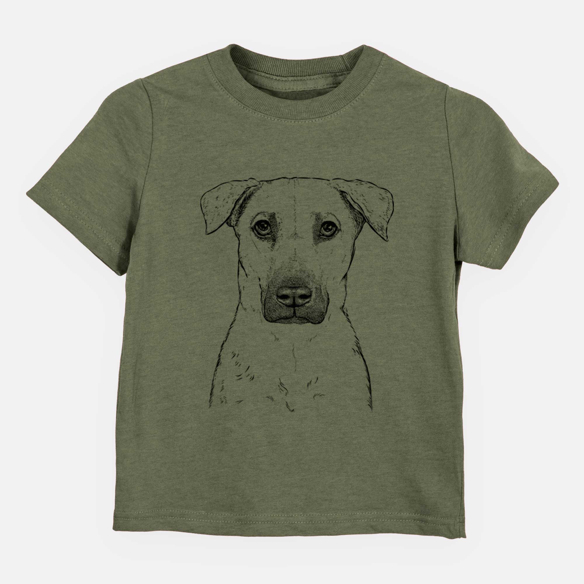 Bare Luna the Black Mouth Cur - Kids/Youth/Toddler Shirt