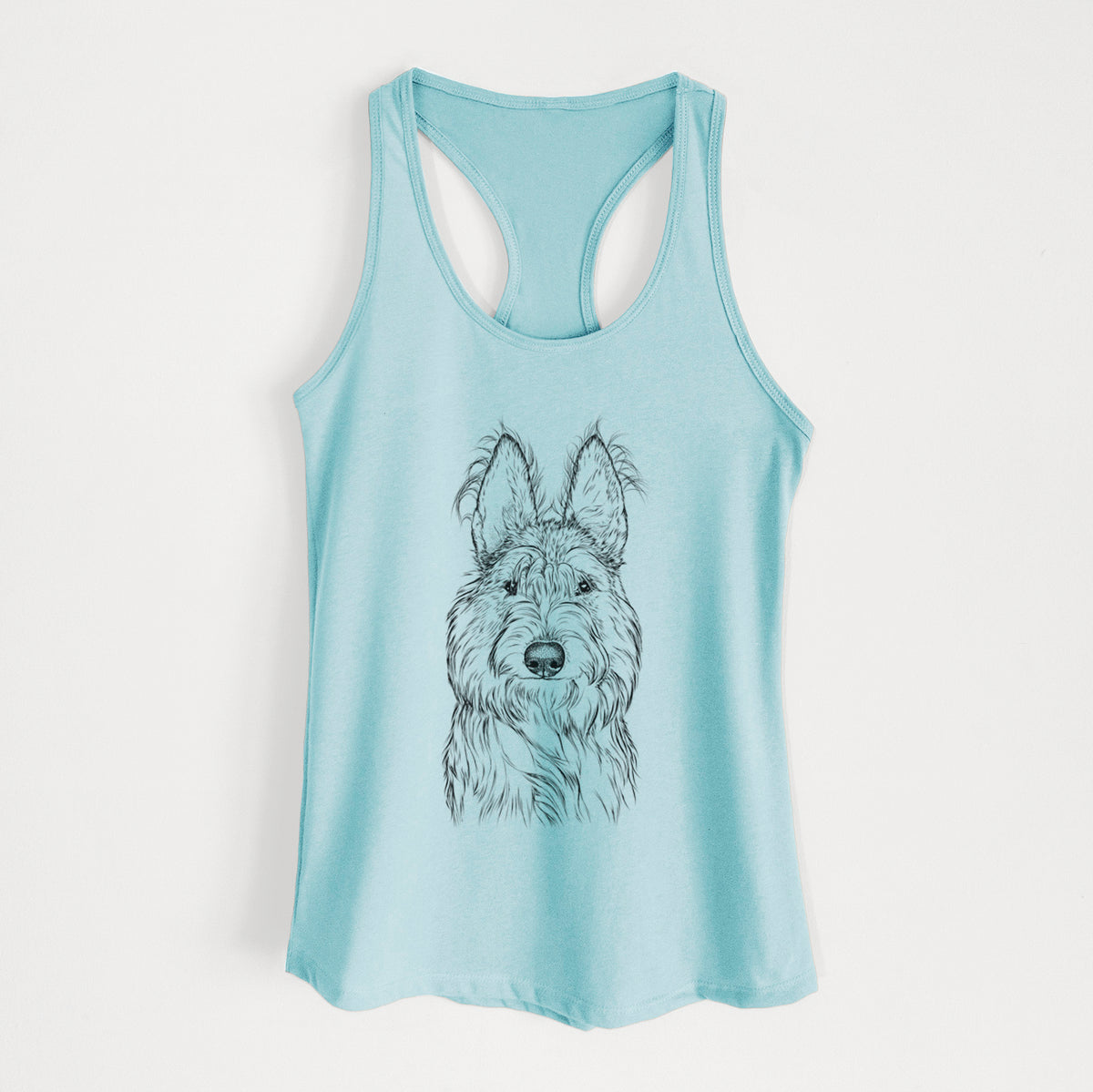 Luna the Berger Picard - Women's Racerback Tanktop