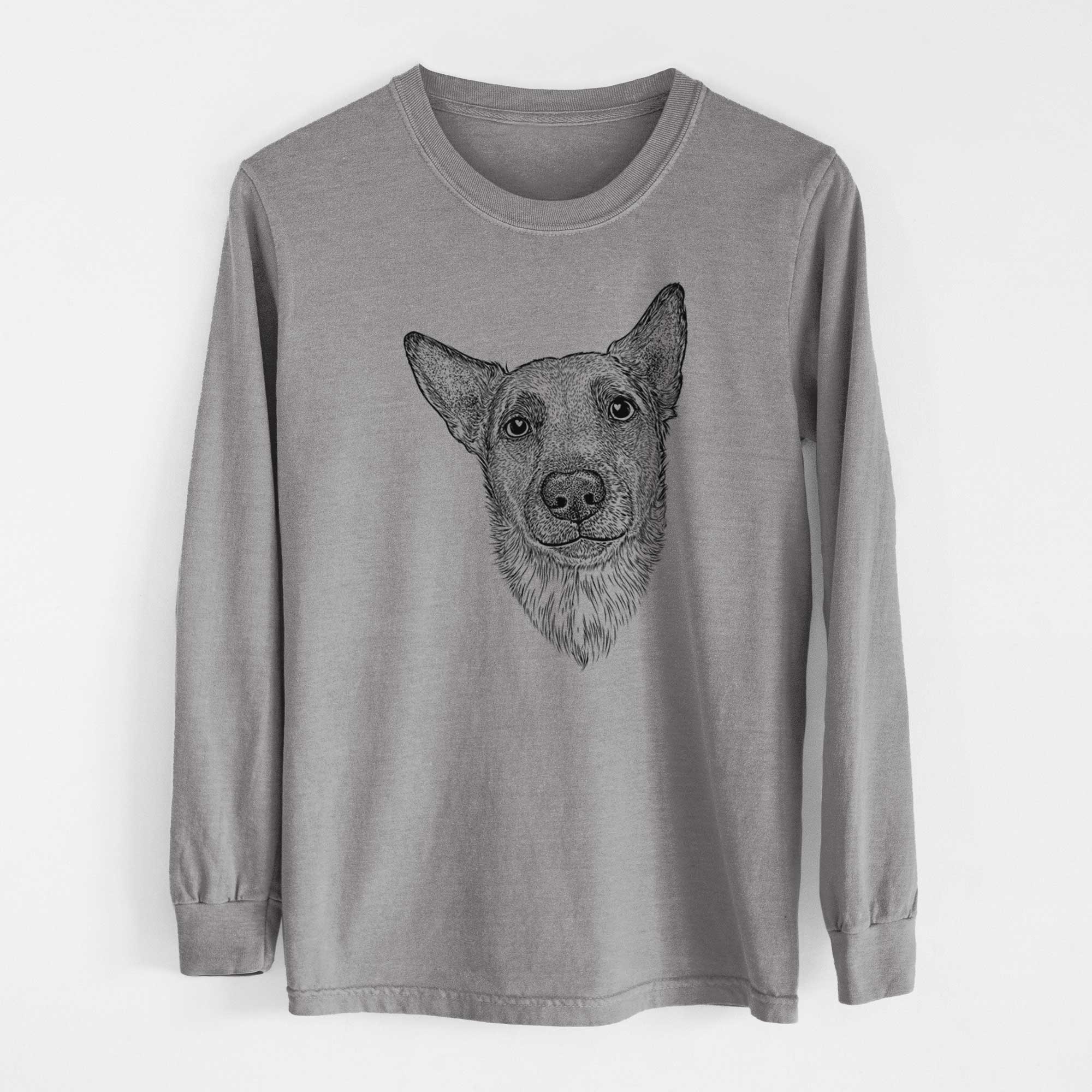 Bare Luna the Shepherd Mix - Heavyweight 100% Cotton Long Sleeve