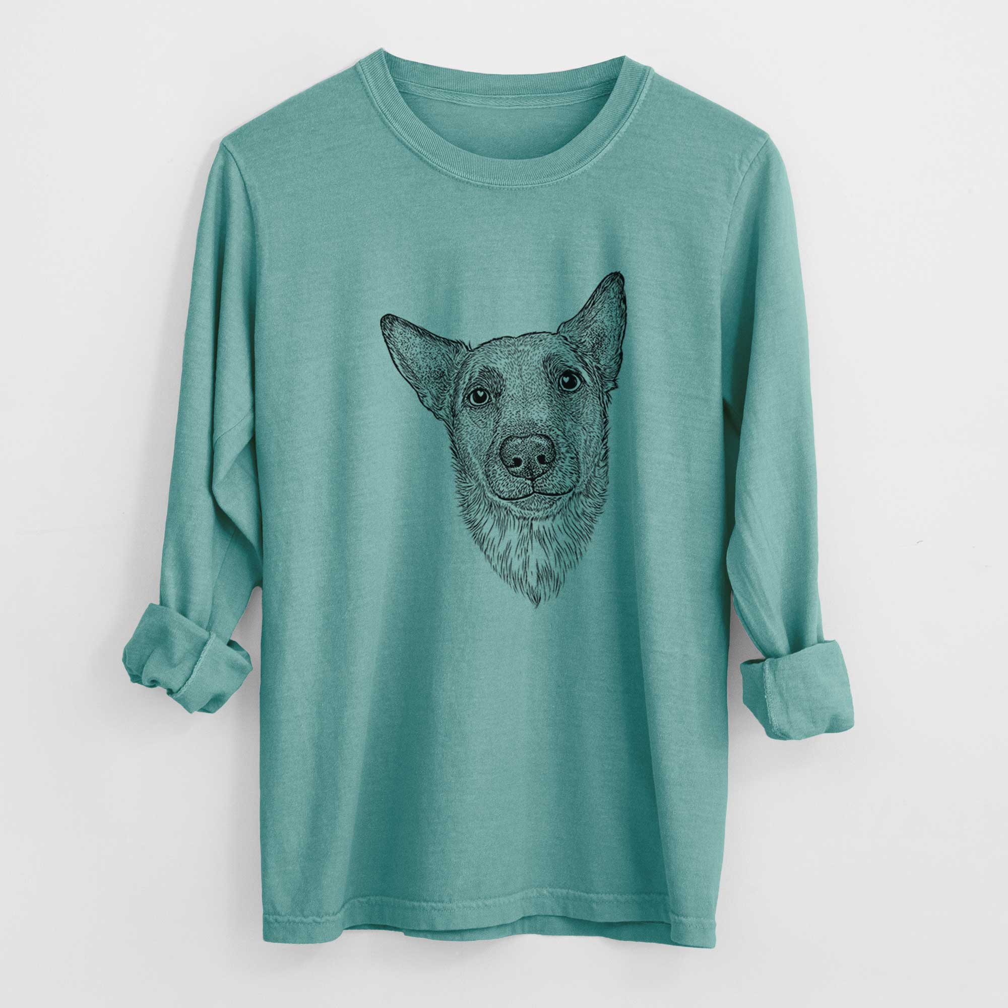 Bare Luna the Shepherd Mix - Heavyweight 100% Cotton Long Sleeve