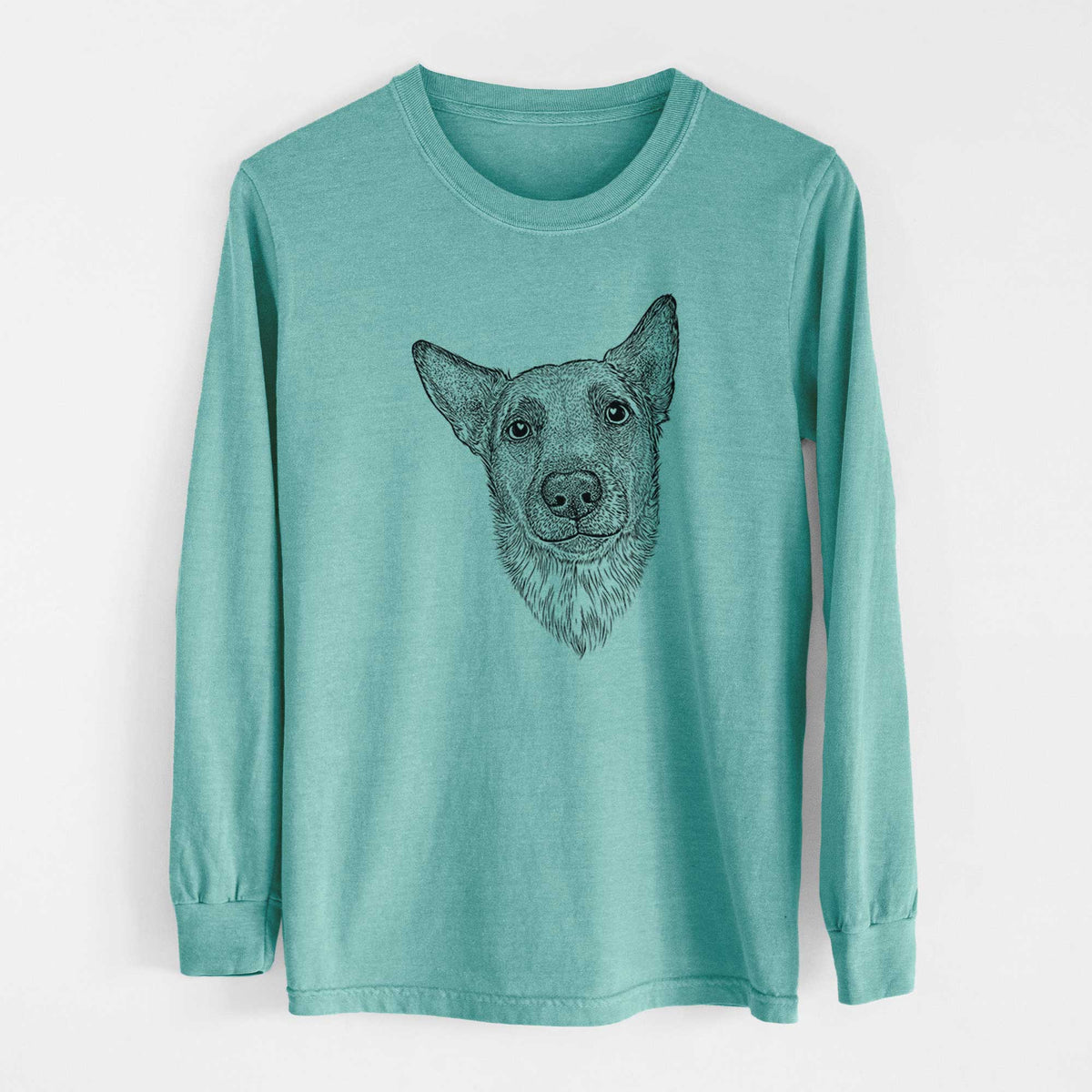 Bare Luna the Shepherd Mix - Heavyweight 100% Cotton Long Sleeve