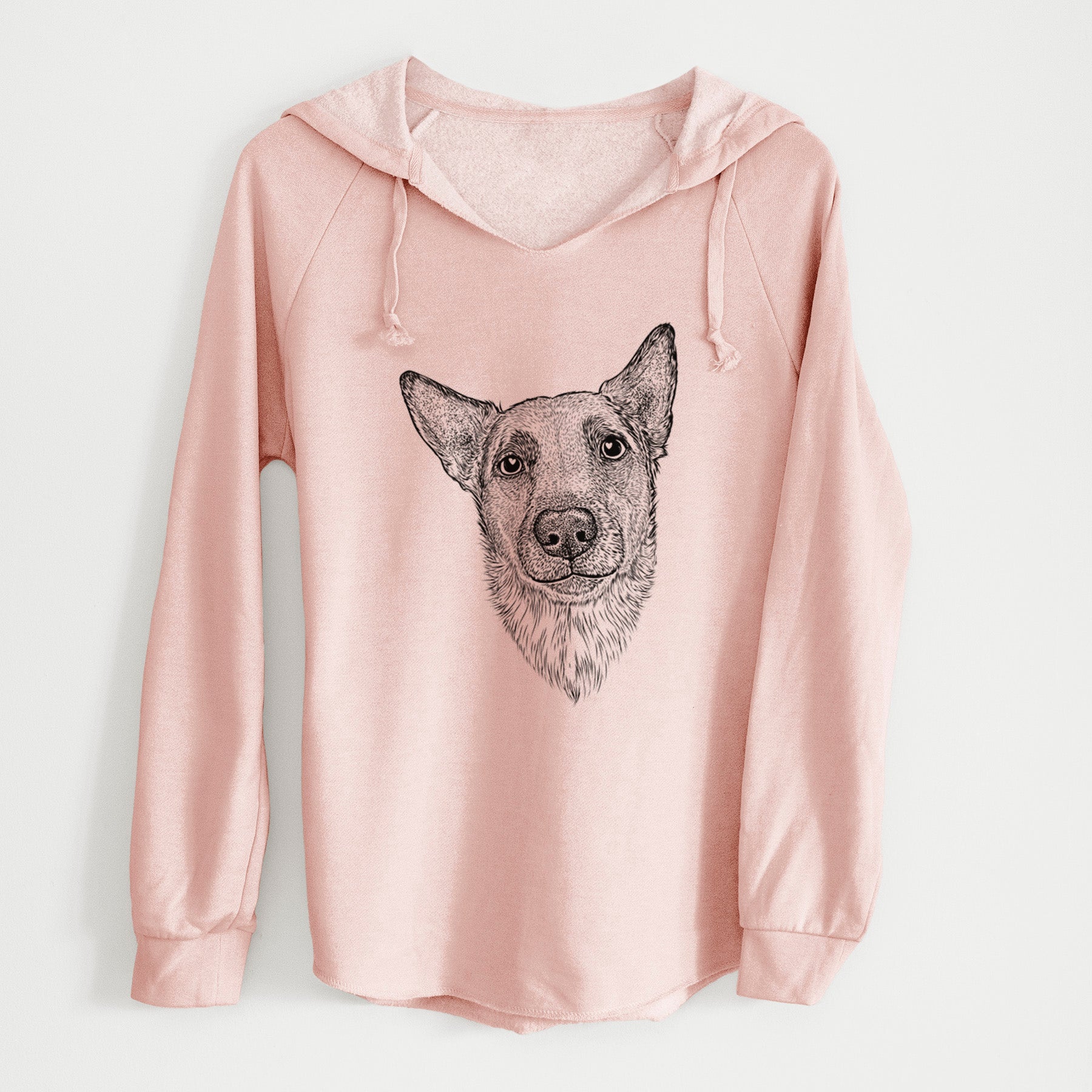 Bare Luna the Shepherd Mix - Cali Wave Hooded Sweatshirt