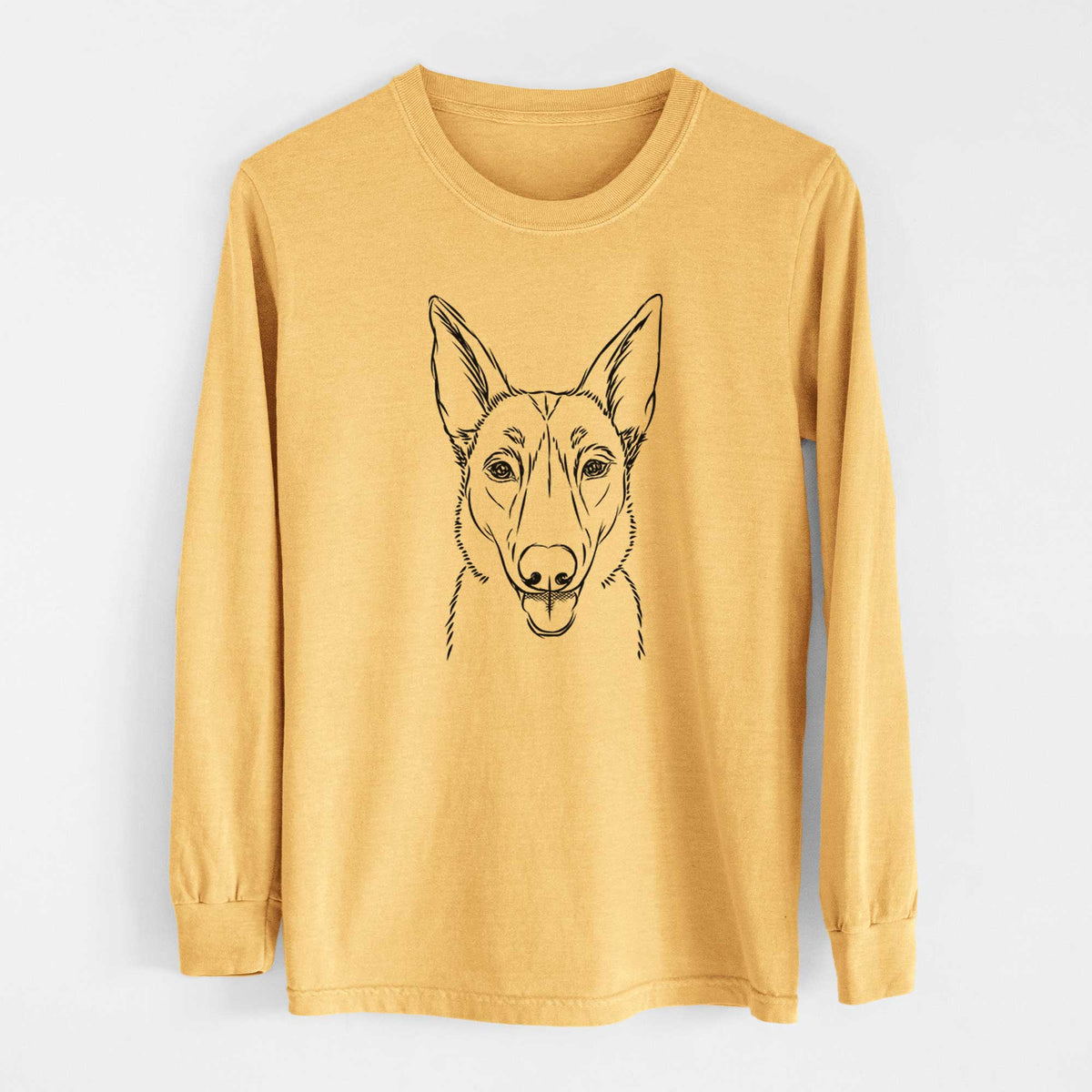 Bare Lyric the Belgian Malinois - Heavyweight 100% Cotton Long Sleeve