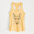 Lyric the Belgian Malinois - Women's Racerback Tanktop