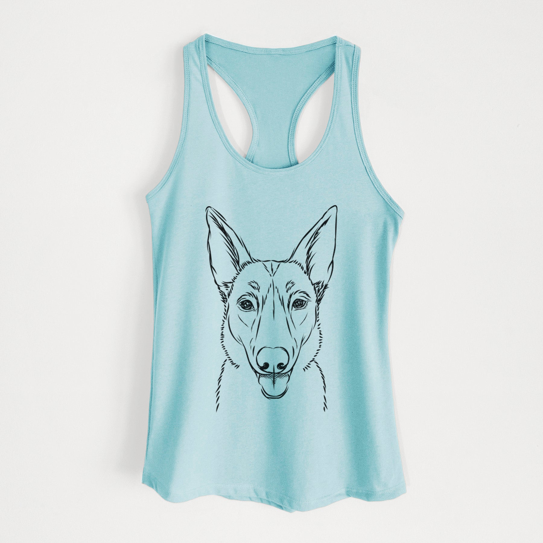 Lyric the Belgian Malinois - Women's Racerback Tanktop