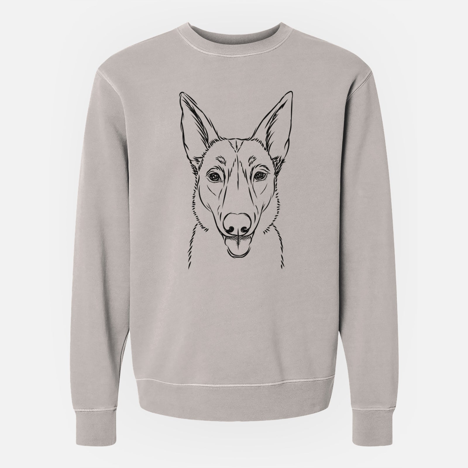 Bare Lyric the Belgian Malinois - Unisex Pigment Dyed Crew Sweatshirt