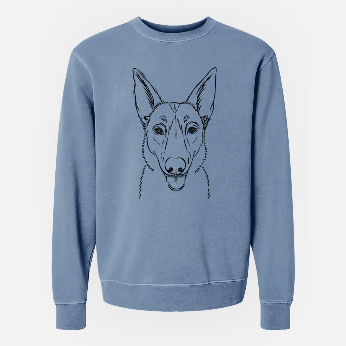 Bare Lyric the Belgian Malinois - Unisex Pigment Dyed Crew Sweatshirt