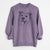 Bare Macaroni the Border Collie - Unisex Pigment Dyed Crew Sweatshirt