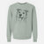 Bare Macaroni the Border Collie - Unisex Pigment Dyed Crew Sweatshirt