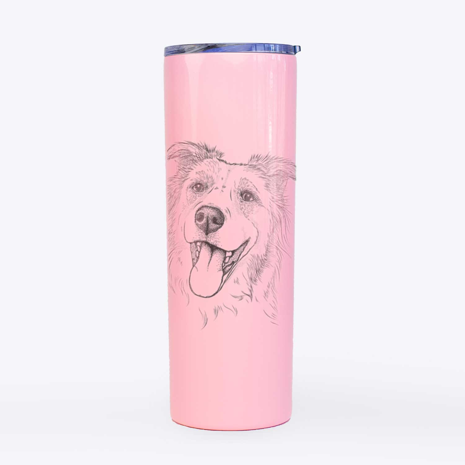 Macaroni the Border Collie - 20oz Skinny Tumbler