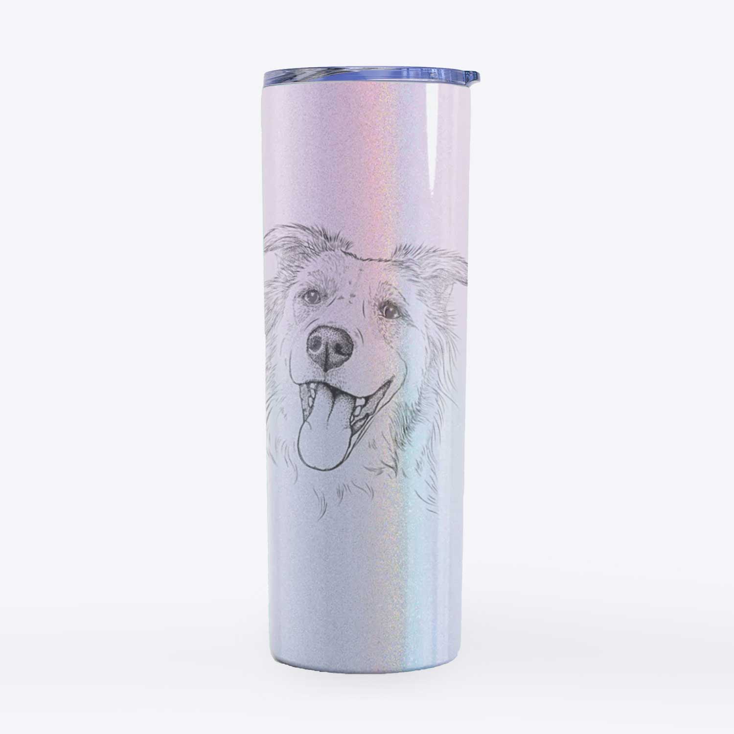 Macaroni the Border Collie - 20oz Skinny Tumbler