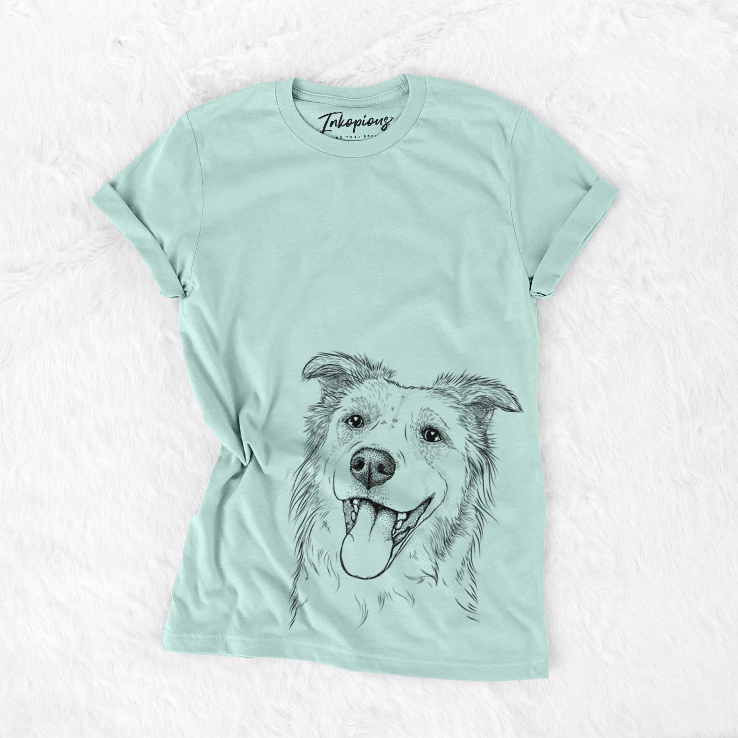 Bare Macaroni the Border Collie - Unisex Crewneck