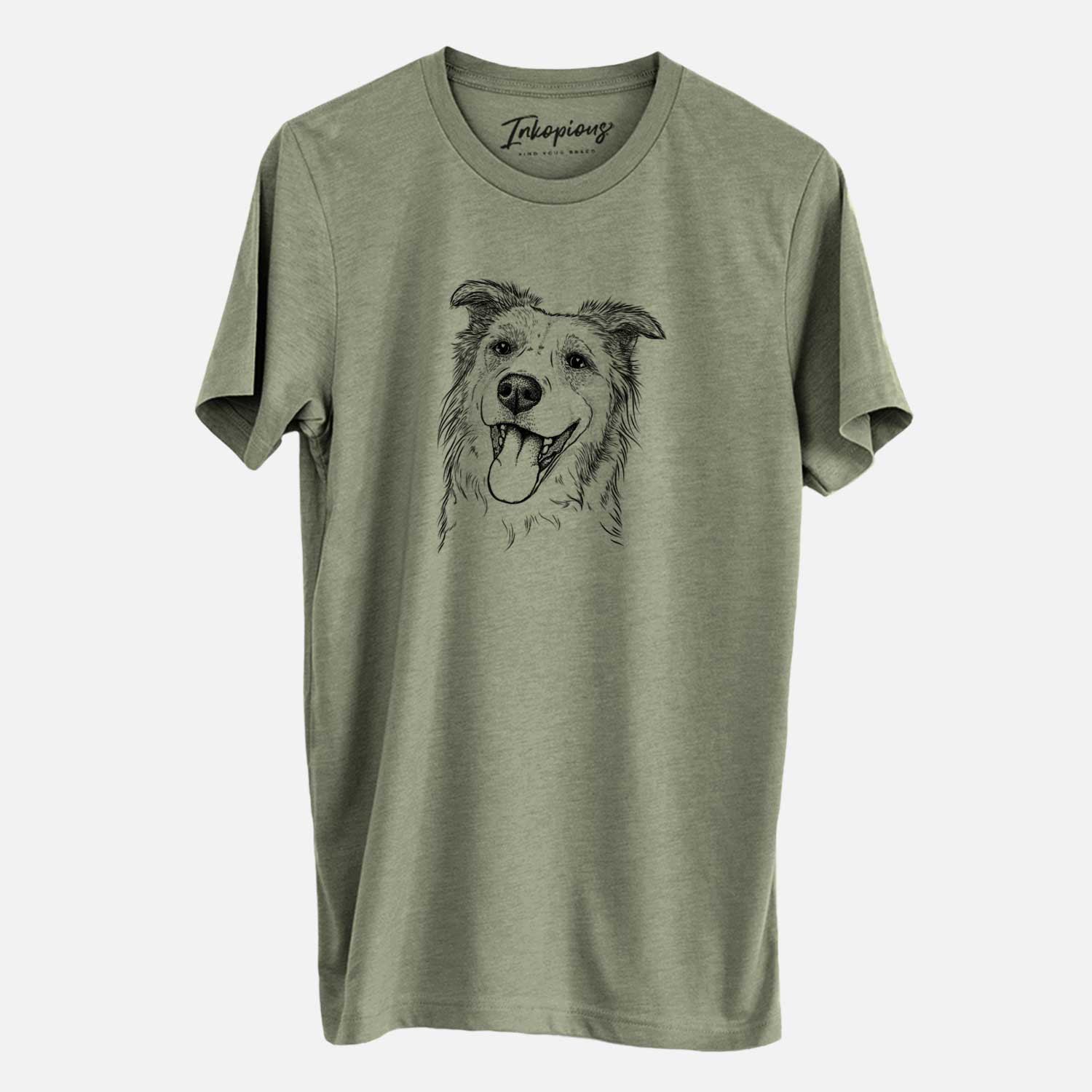 Bare Macaroni the Border Collie - Unisex Crewneck