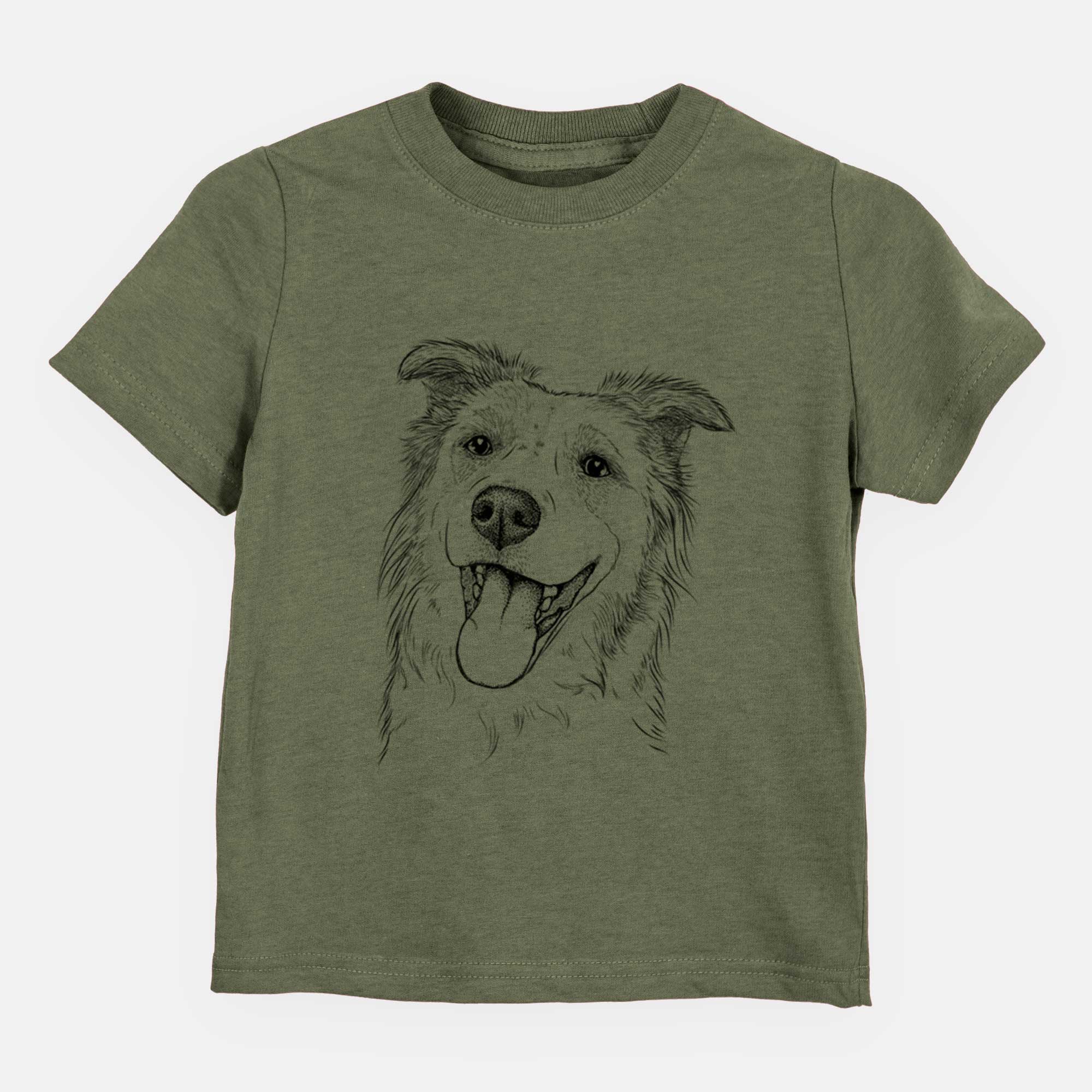 Bare Macaroni the Border Collie - Kids/Youth/Toddler Shirt