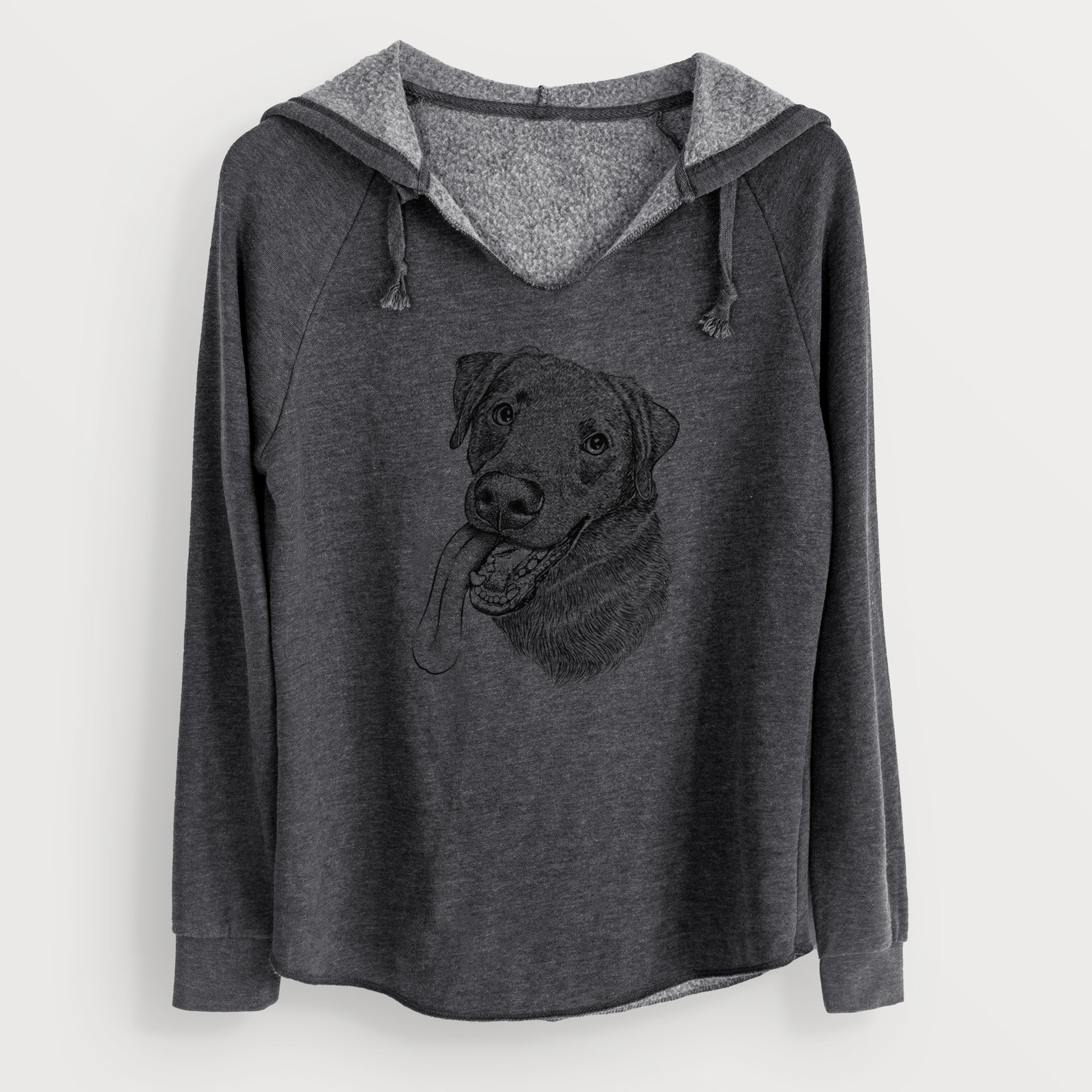 Bare Macaroni the Lab Mix - Cali Wave Hooded Sweatshirt