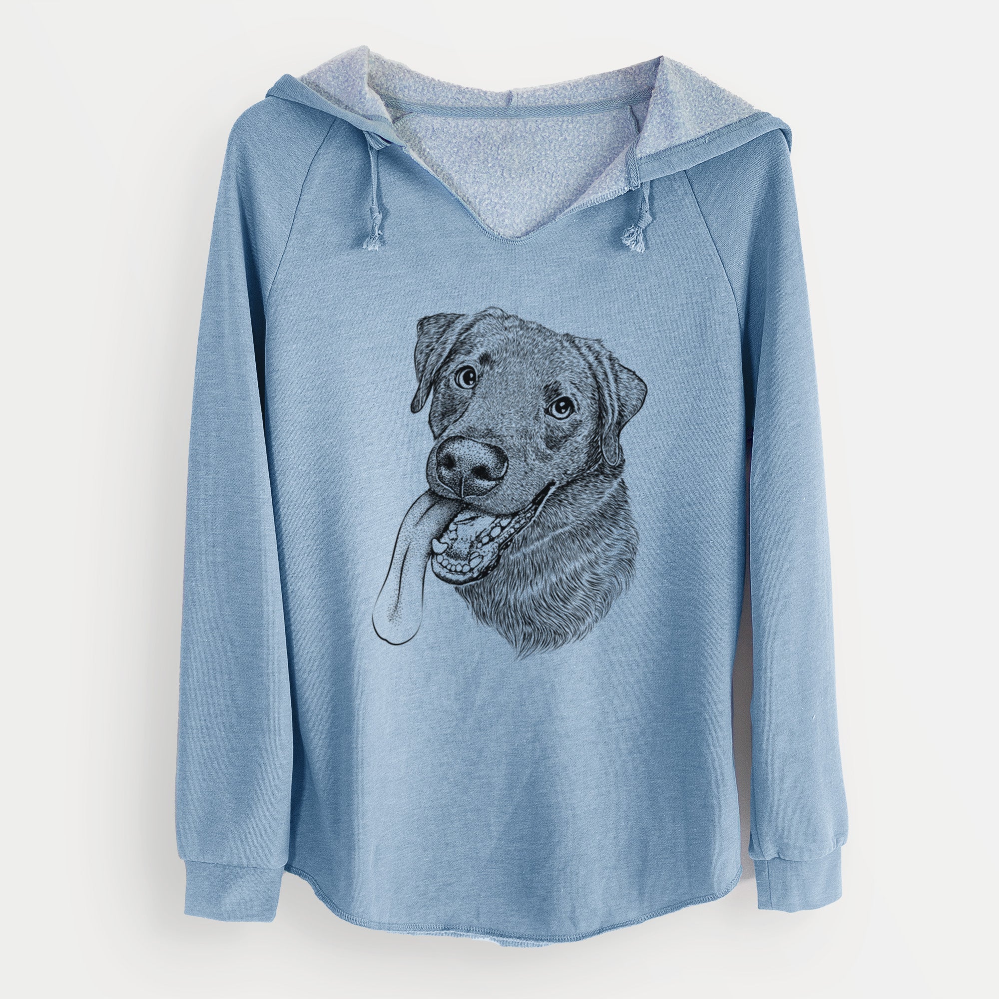 Bare Macaroni the Lab Mix - Cali Wave Hooded Sweatshirt