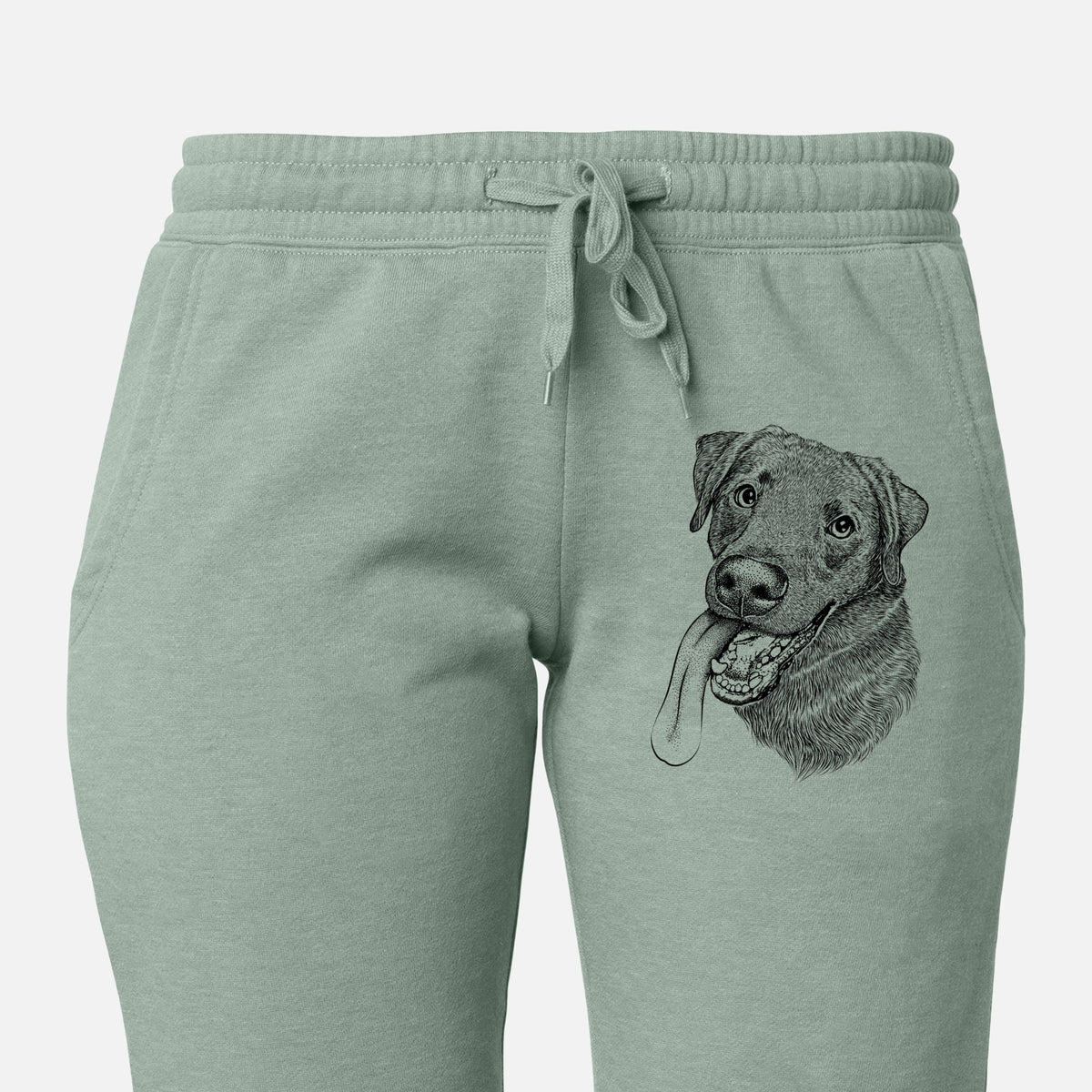 Macaroni the Lab Mix - Women&#39;s Cali Wave Joggers