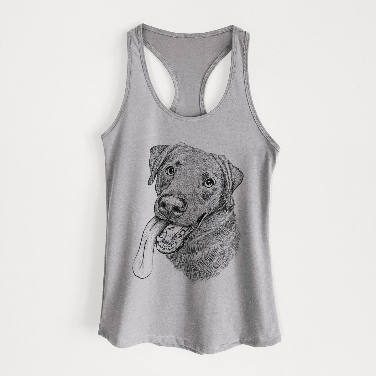 Macaroni the Lab Mix - Women&#39;s Racerback Tanktop