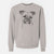 Bare Mack the Bugg (Boston Terrier/Pug) - Unisex Pigment Dyed Crew Sweatshirt