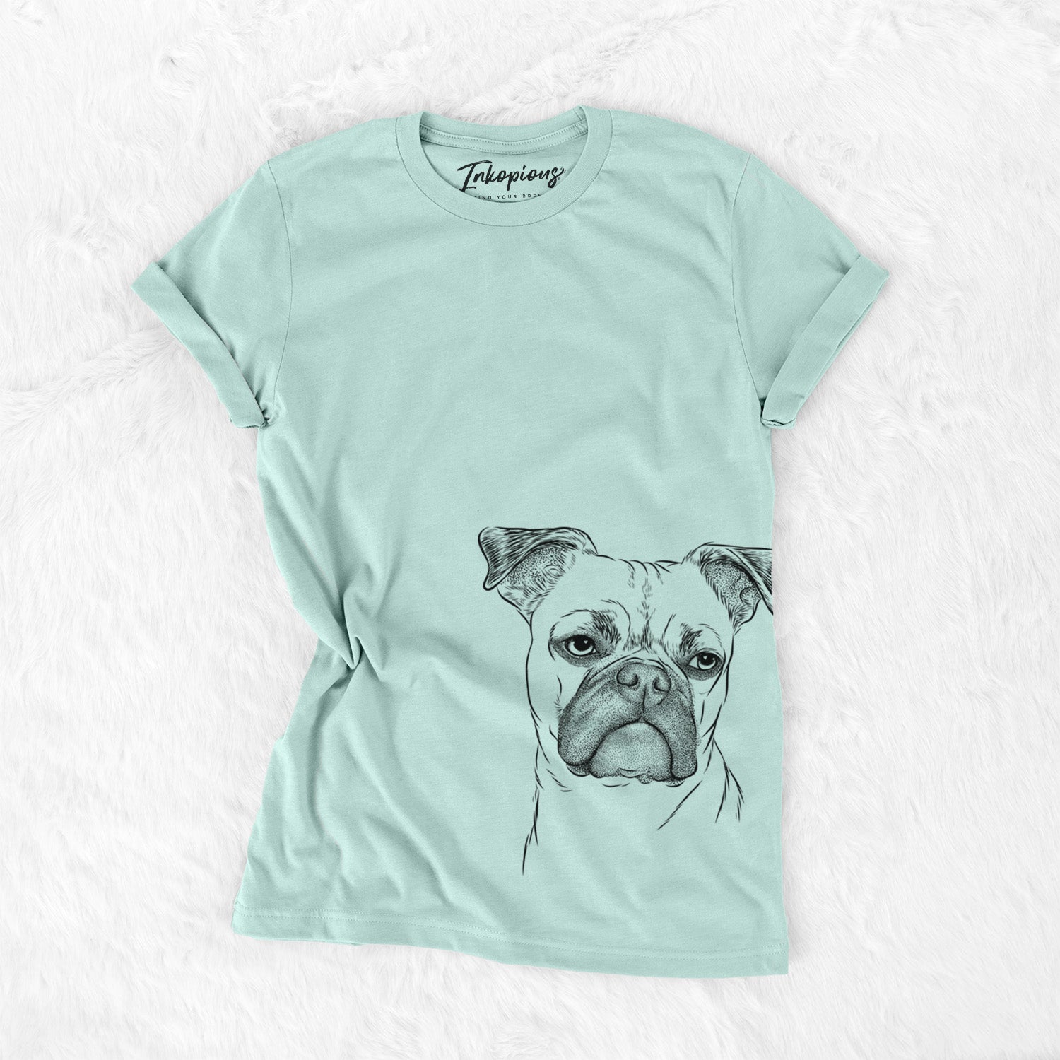 Bare Mack the Bugg (Boston Terrier/Pug) - Unisex Crewneck
