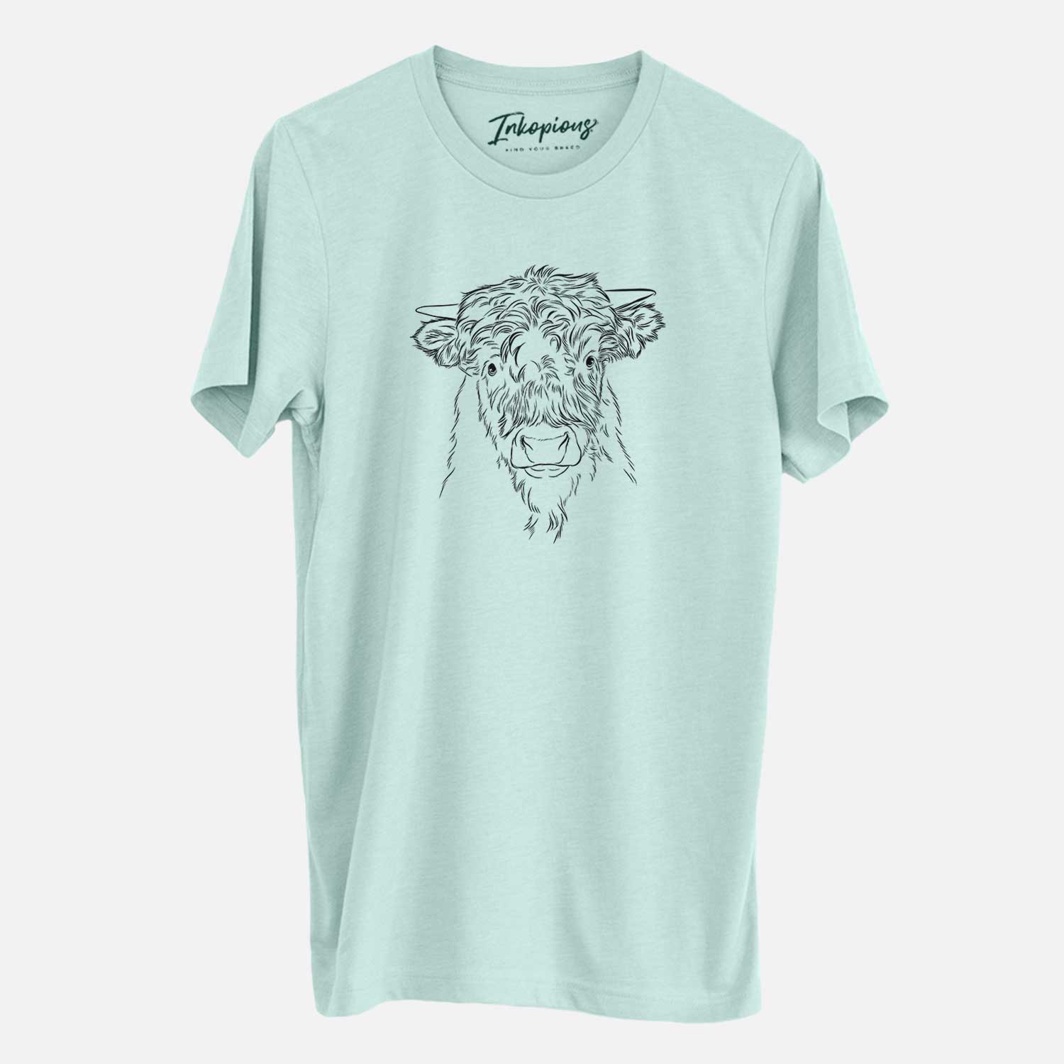 Bare Mack the Scottish Highland Cow - Unisex Crewneck