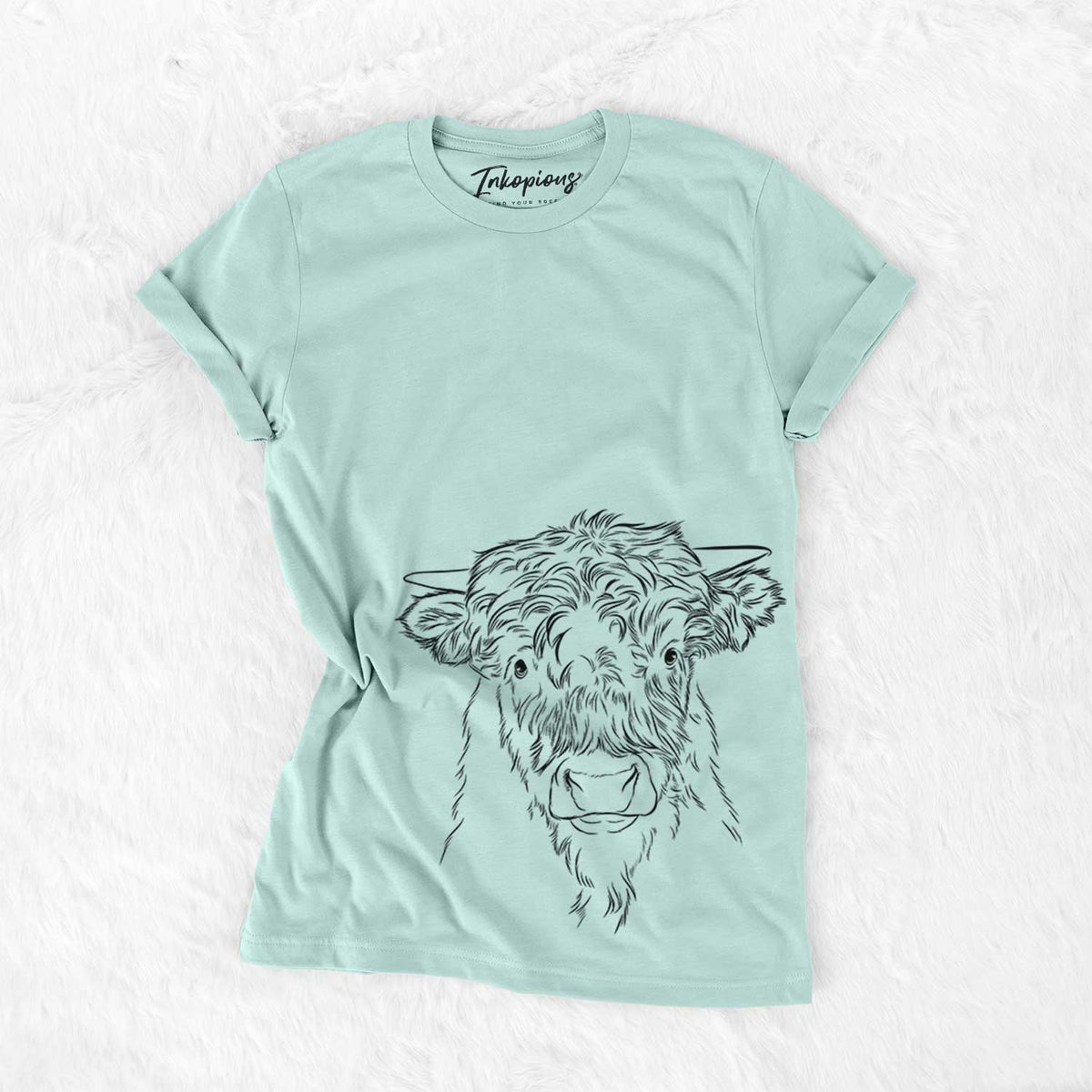 Bare Mack the Scottish Highland Cow - Unisex Crewneck