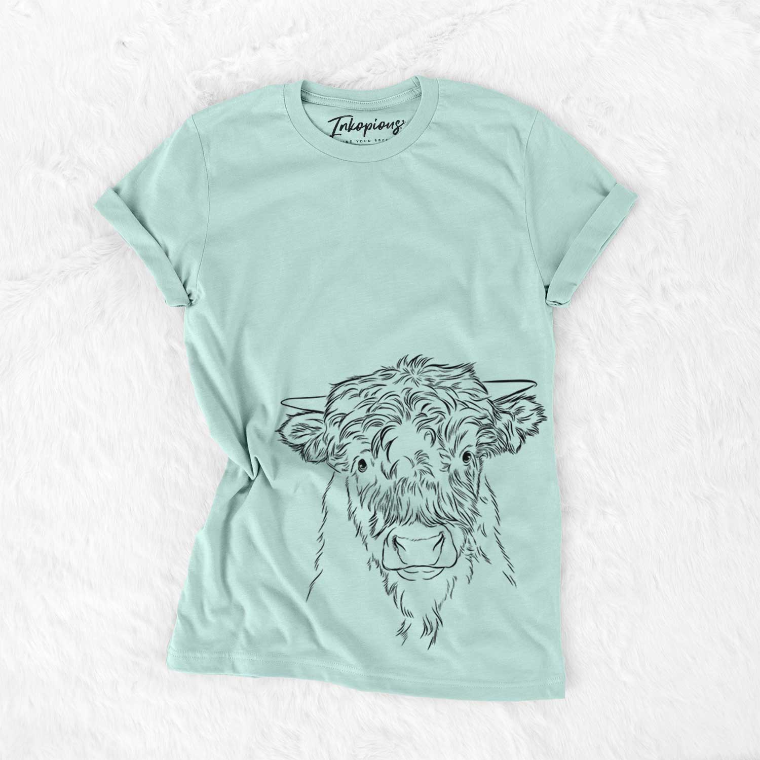 Bare Mack the Scottish Highland Cow - Unisex Crewneck