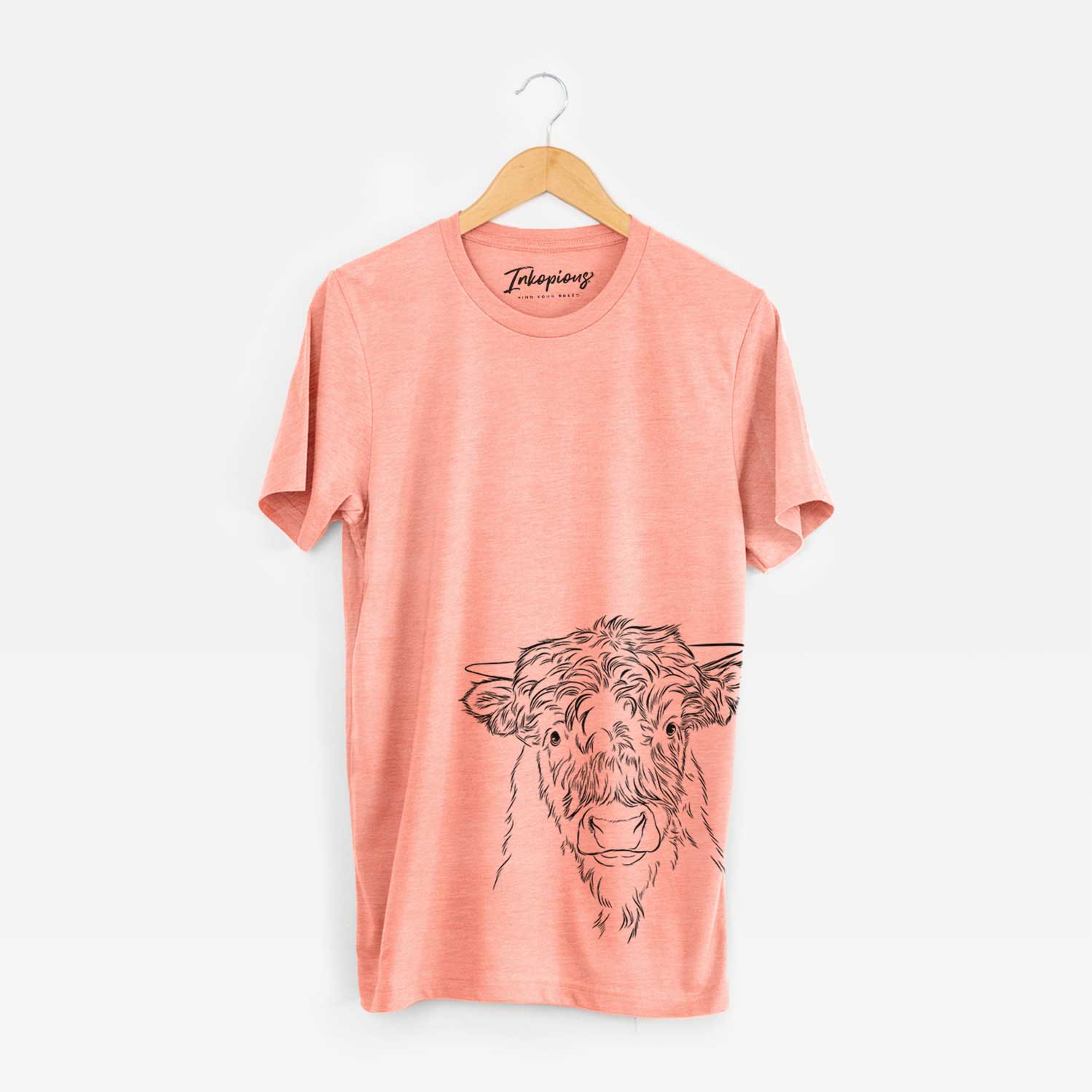 Bare Mack the Scottish Highland Cow - Unisex Crewneck