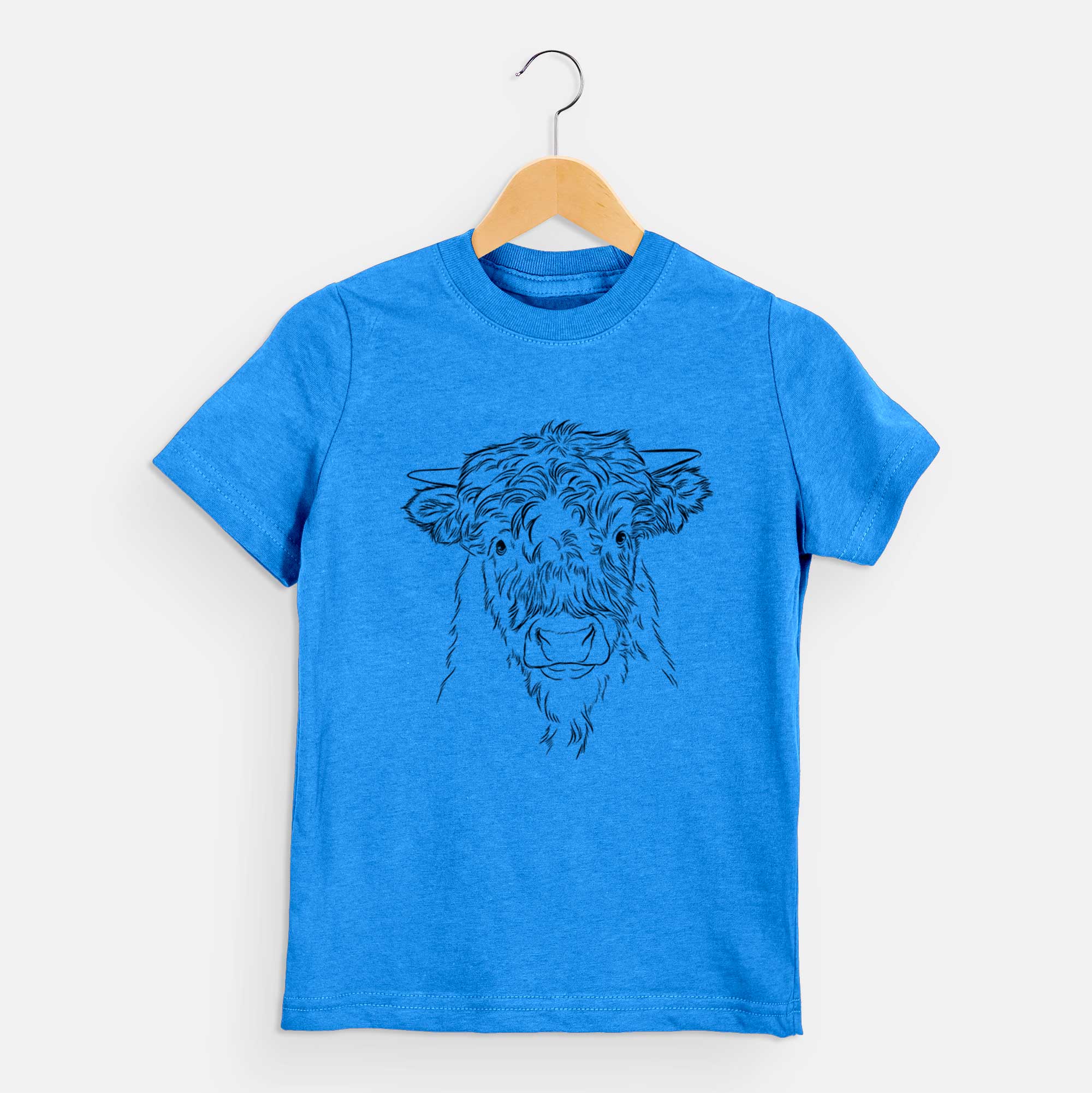 Bare Mack the Scottish Highland Cow - Kids/Youth/Toddler Shirt