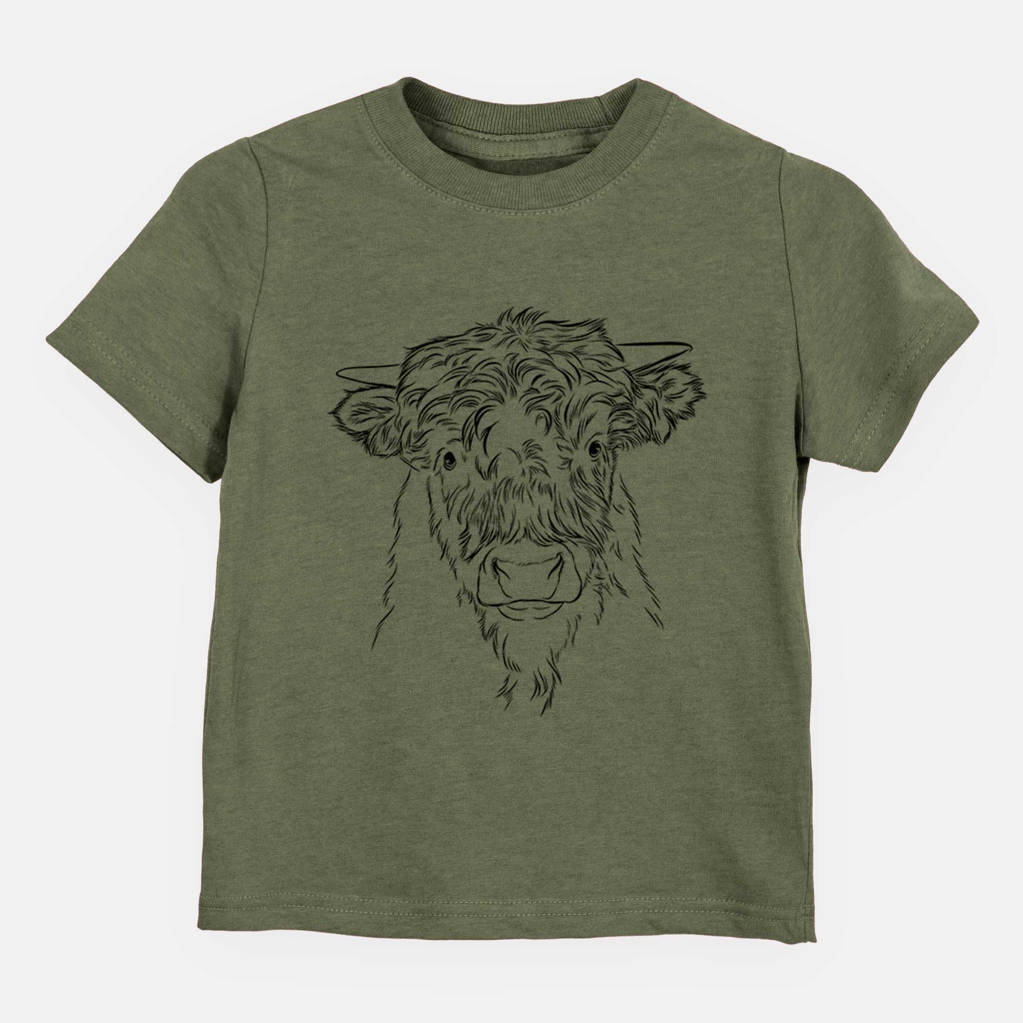 Bare Mack the Scottish Highland Cow - Kids/Youth/Toddler Shirt