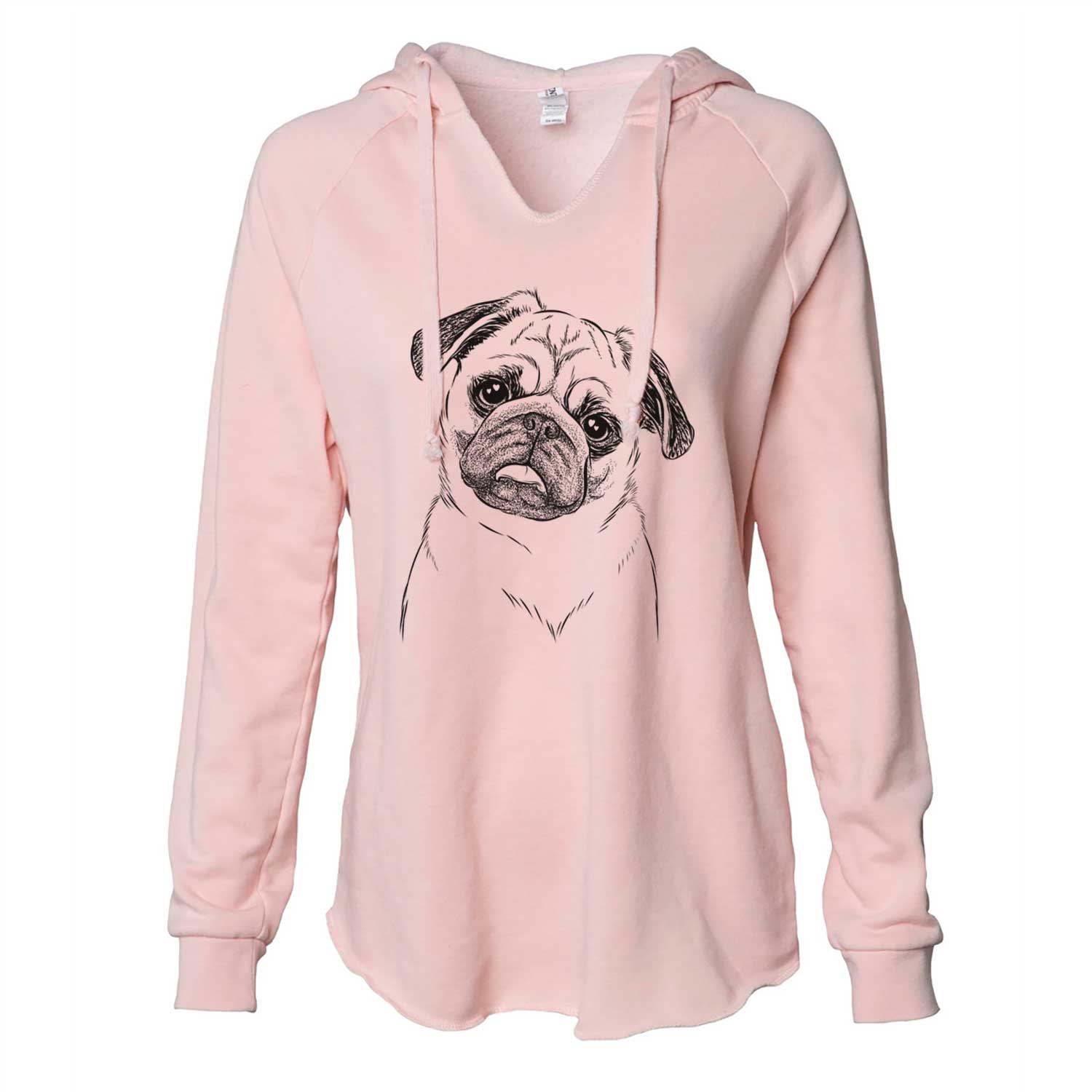 Macy the Pug - Cali Wave Hooded Sweatshirt