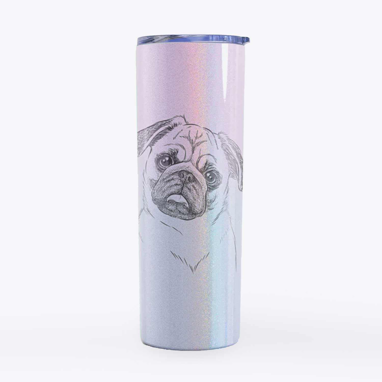 Macy the Pug - 20oz Skinny Tumbler