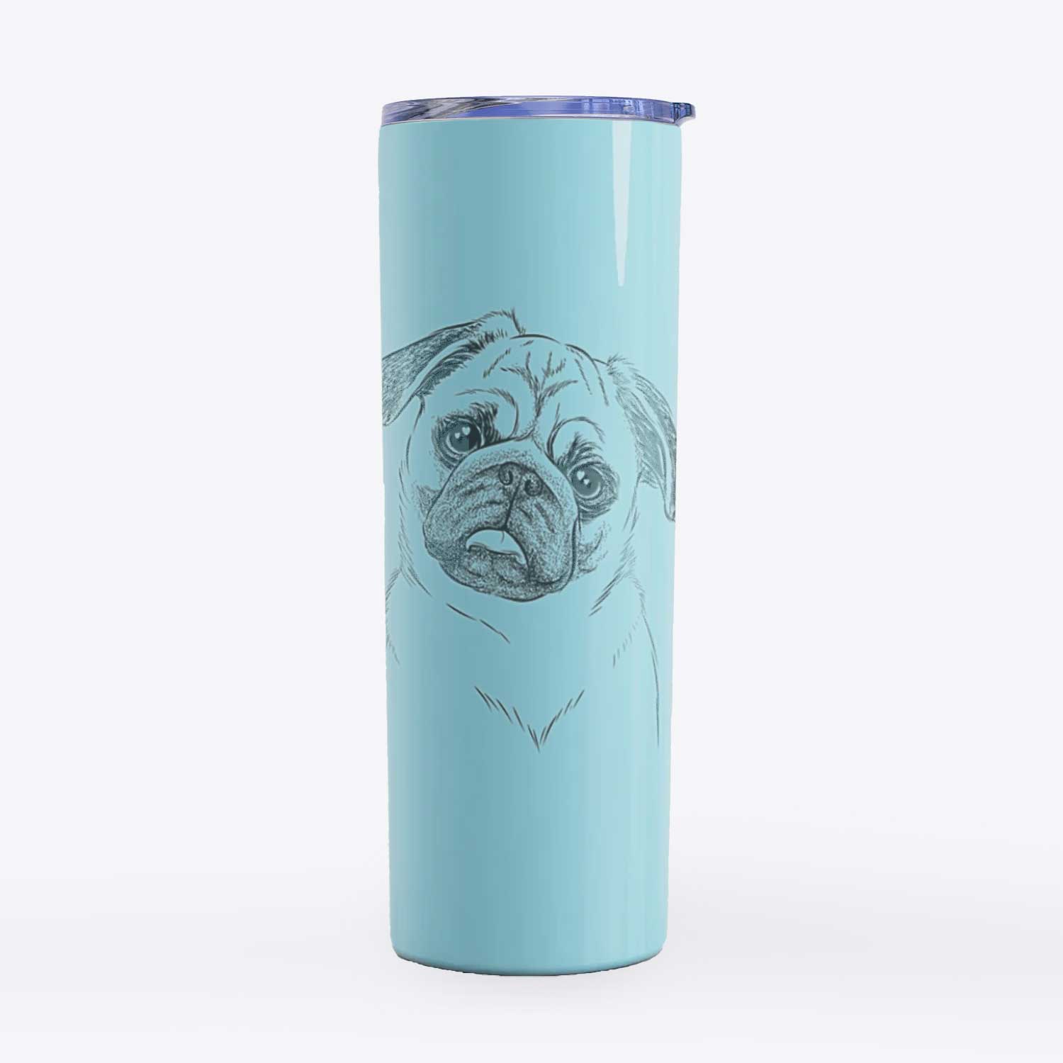 Macy the Pug - 20oz Skinny Tumbler